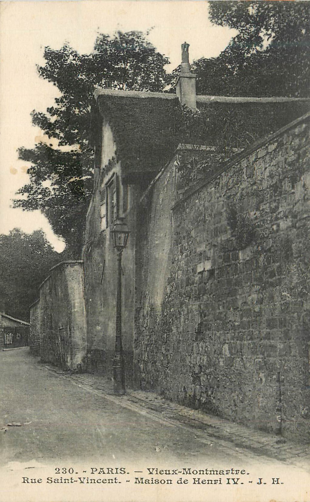 CPA Paris Vieux Montmartre Rue Saint Vincent Maison de Henri IV