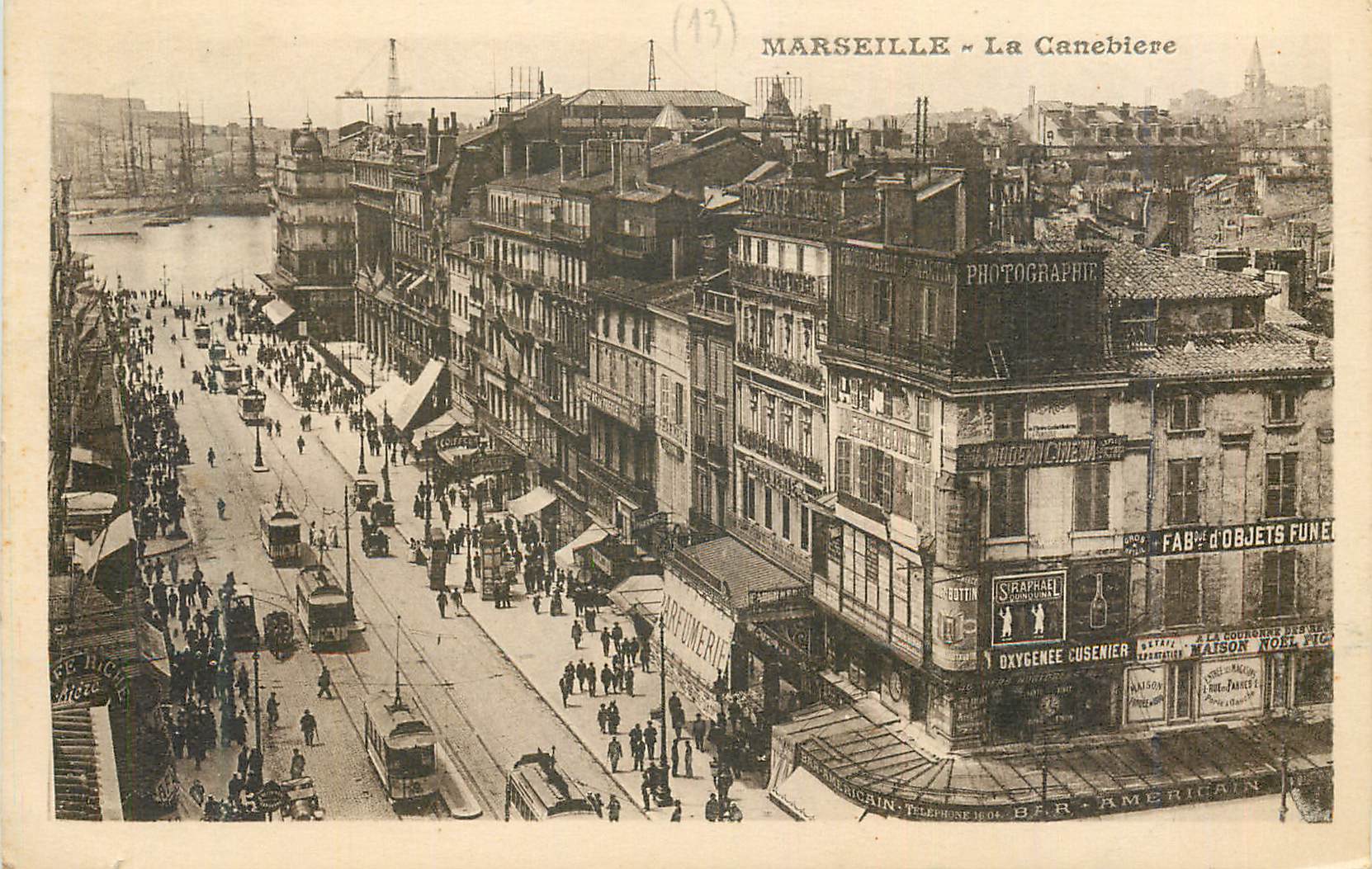 CPA Marseille La Canebiere