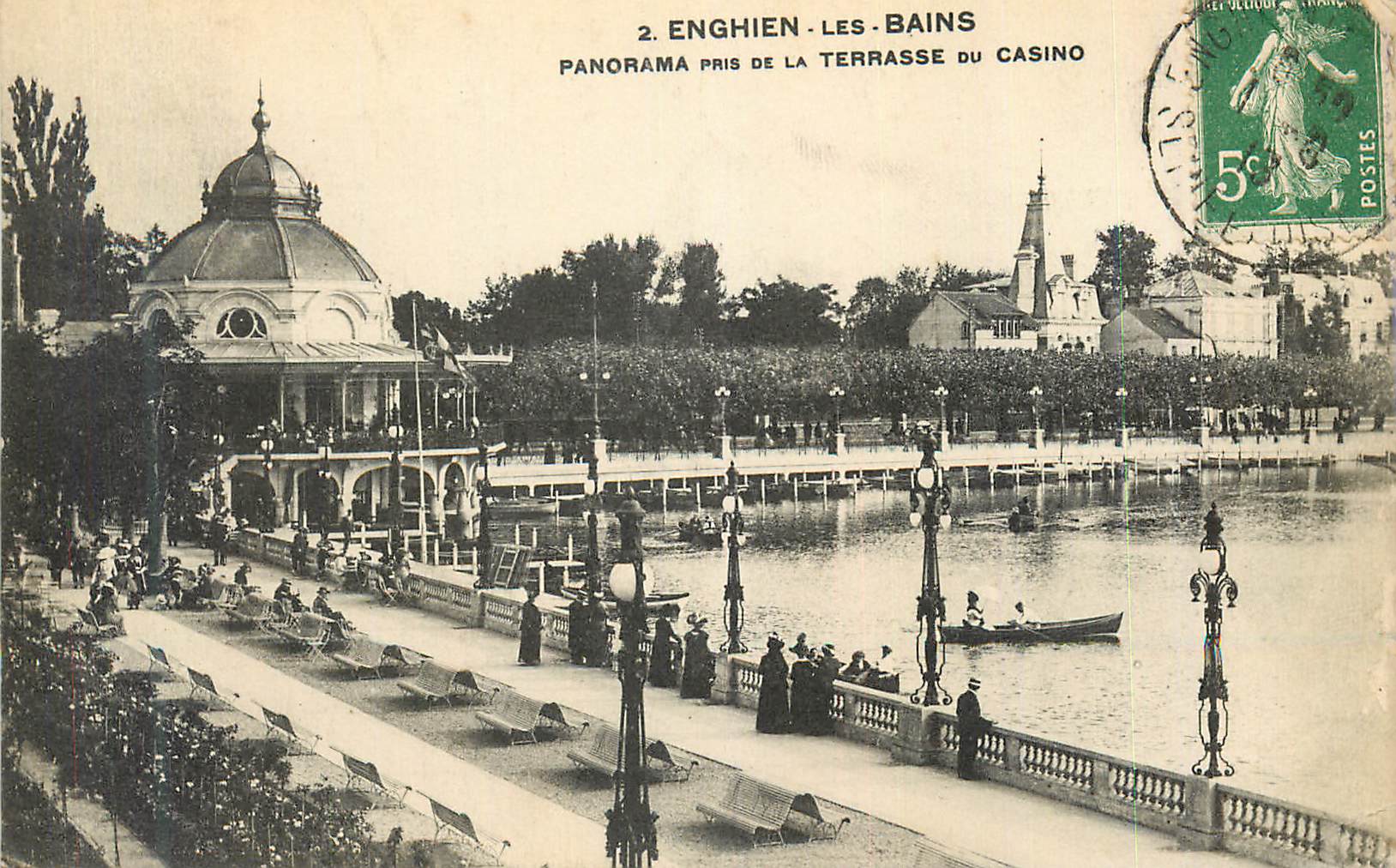 Enghien-les-Bains — Panorama pris de la terrasse du casino — Éditeur : Panorama