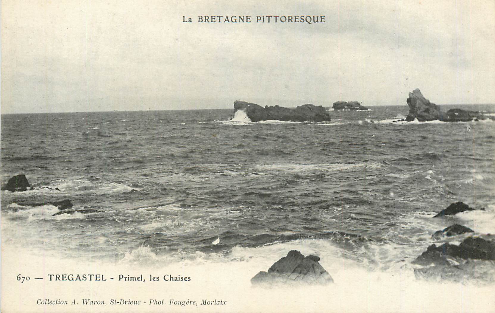 CPA La Bretagne Pittoresque Tregastel Primel Les Chaises