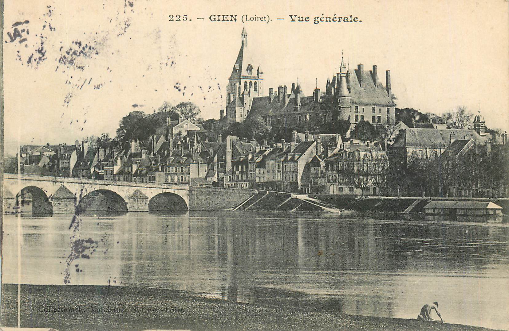 CPA Gien (Loiret) Vue generale