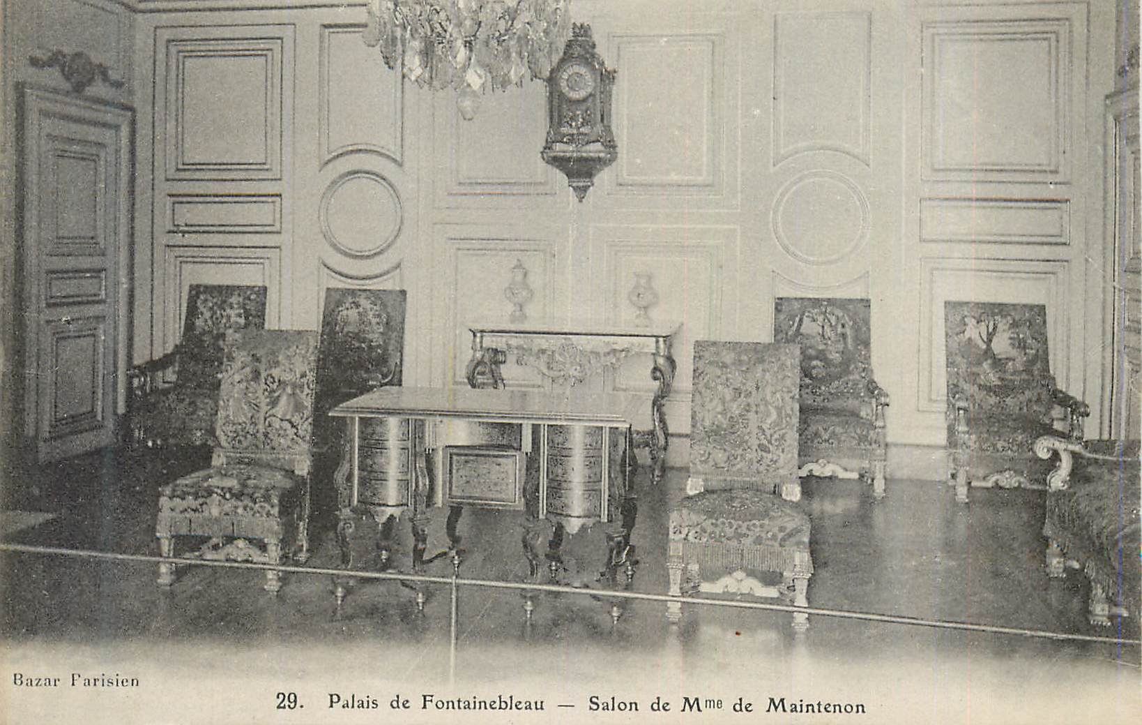 Palais de Fontainebleau — Salon de Mme de Maintenon — Bazar Parisien, n°29