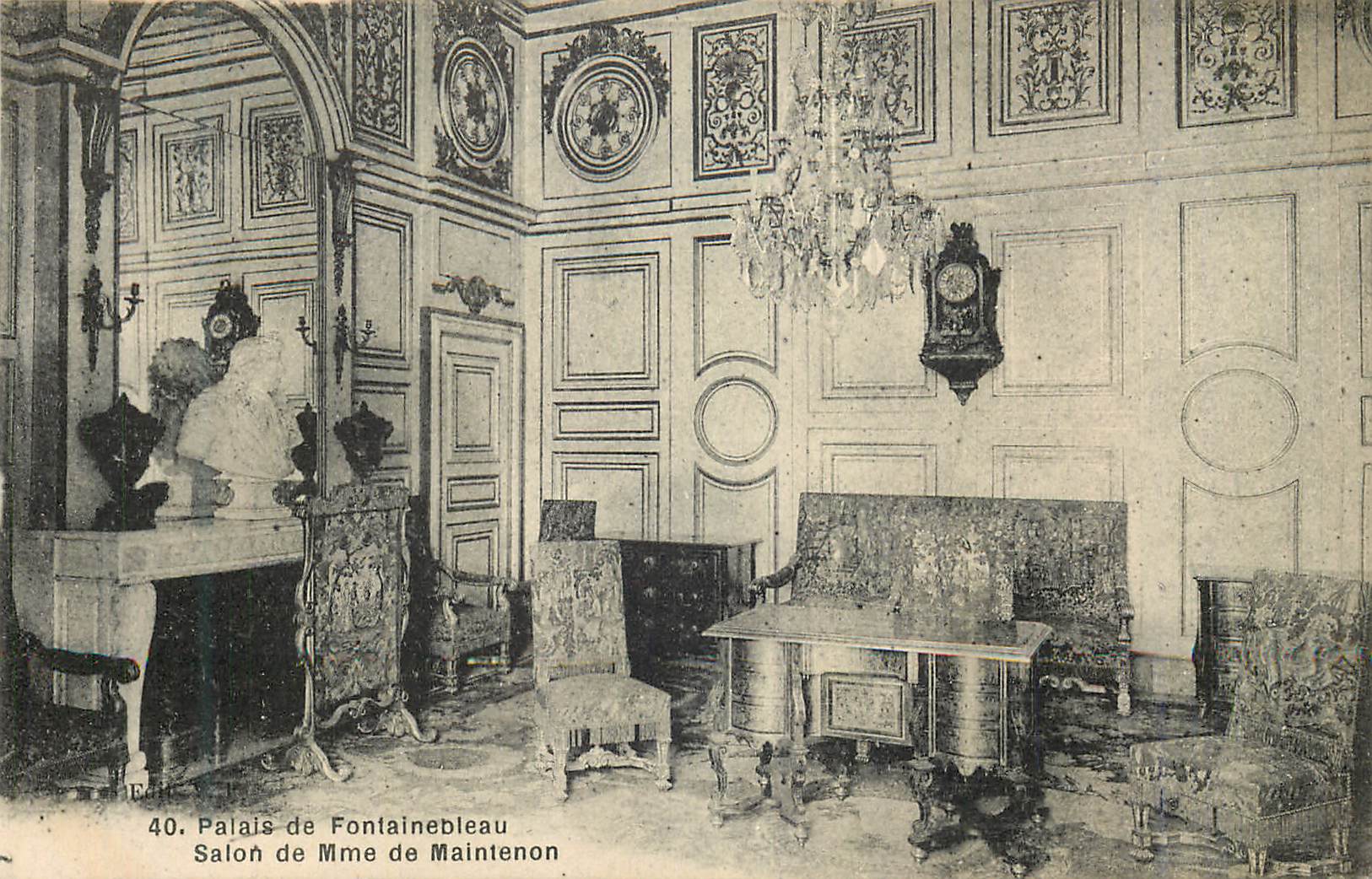Palais de Fontainebleau — Salon de Mme de Maintenon — n°40