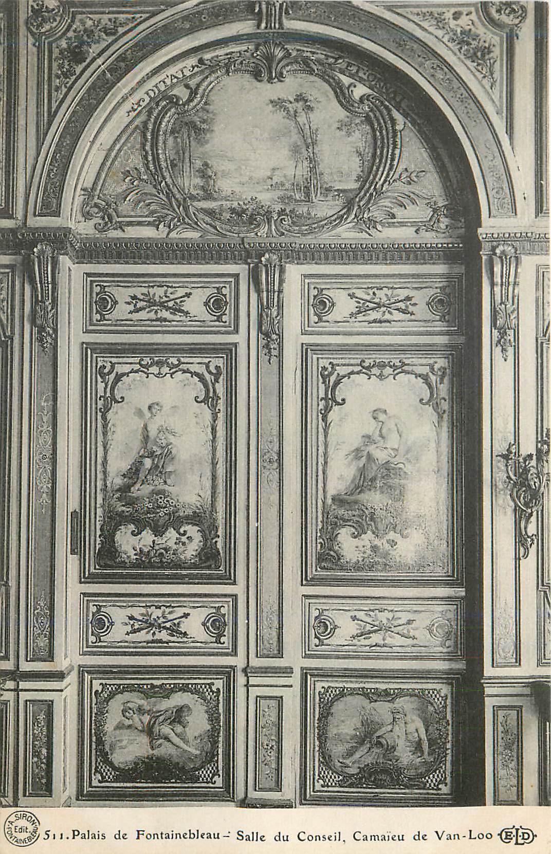 Palais de Fontainebleau — Salle du Conseil — Camarau de Van-Loo
