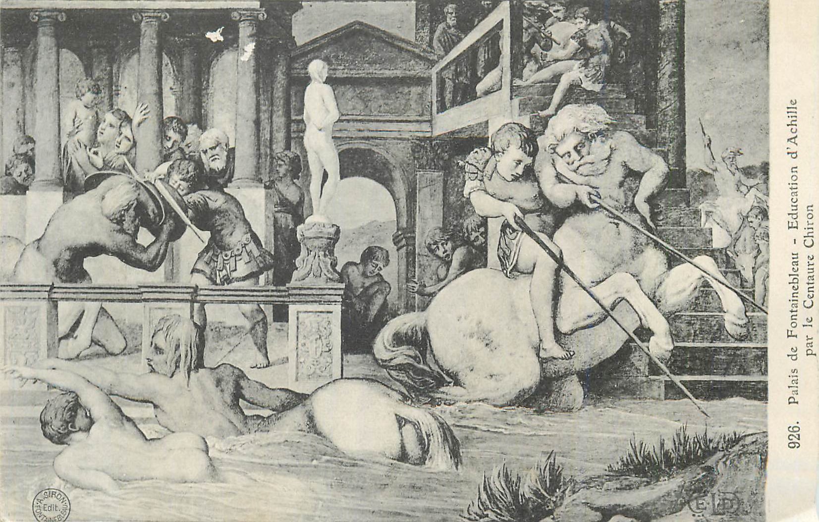 Erziehung des Chiron — Schloss Fontainebleau — von dem Zentaur Chiron