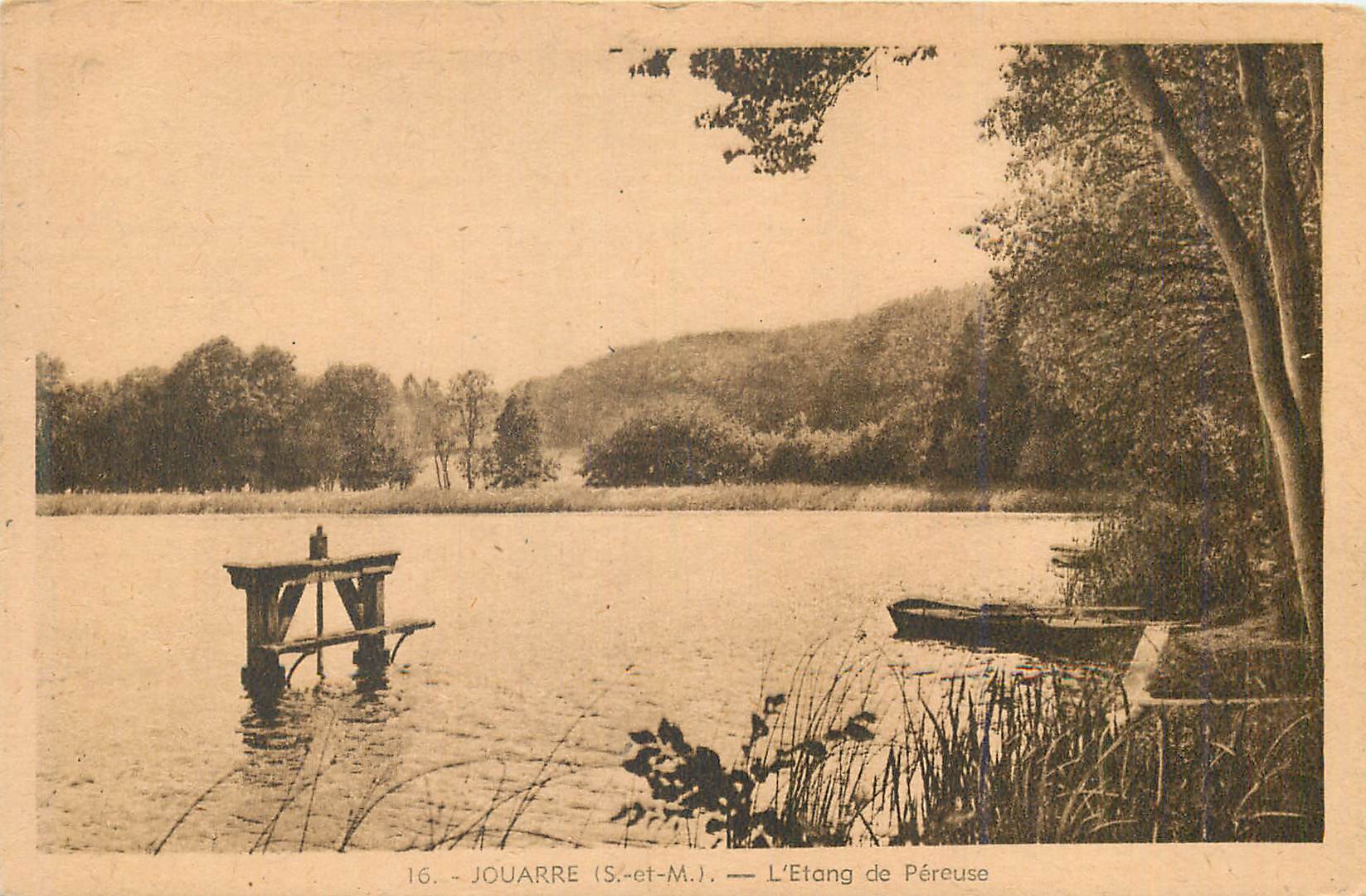 CPA Jouarre (S et M) L'Etang de Perquse