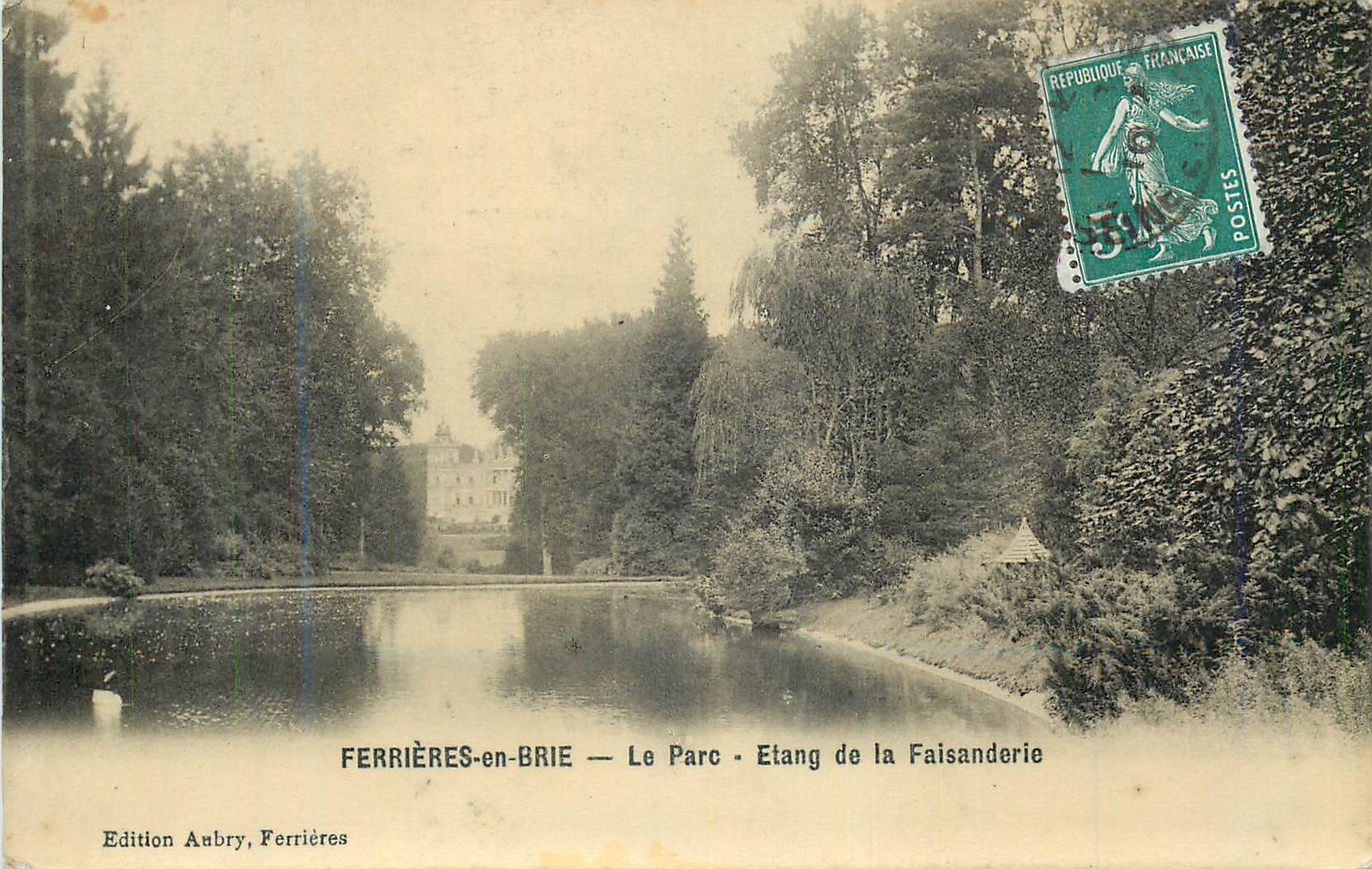 CPA Ferrieres en Brie Le Parc Etang de la Faisanderie
