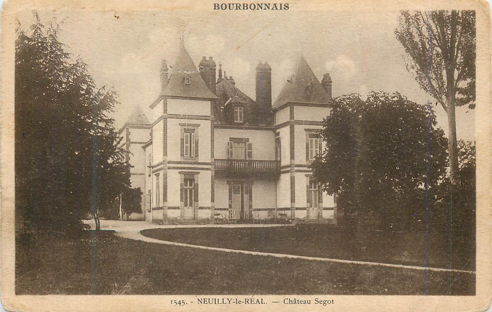 CPA Neuilly le Real Chateau Segot