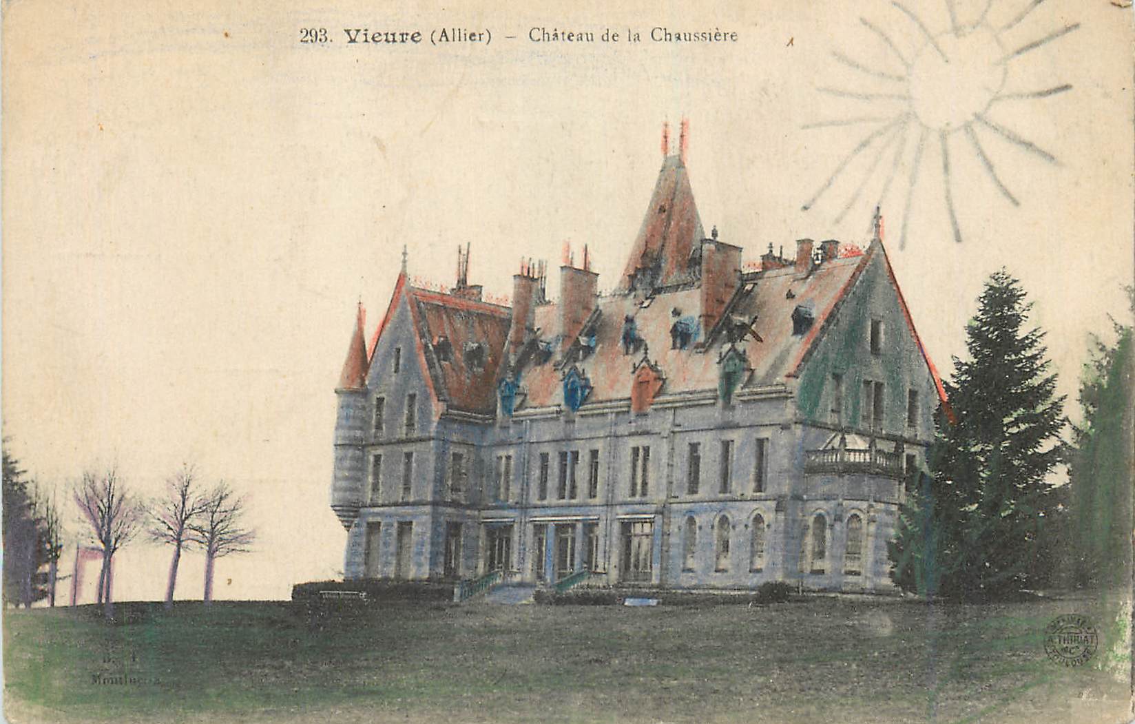 CPA Vieure (Allier) Chateau de la Chaussiere