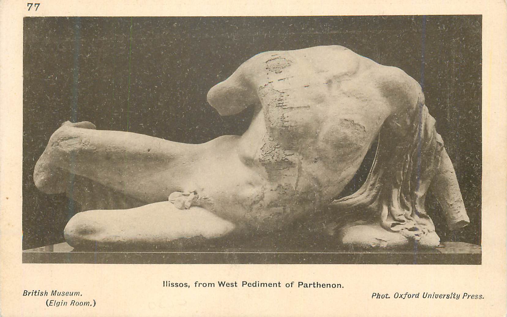 Ilissos, from West Pediment of Parthenon — British Museum (Elgin Room) — Oxford University Press