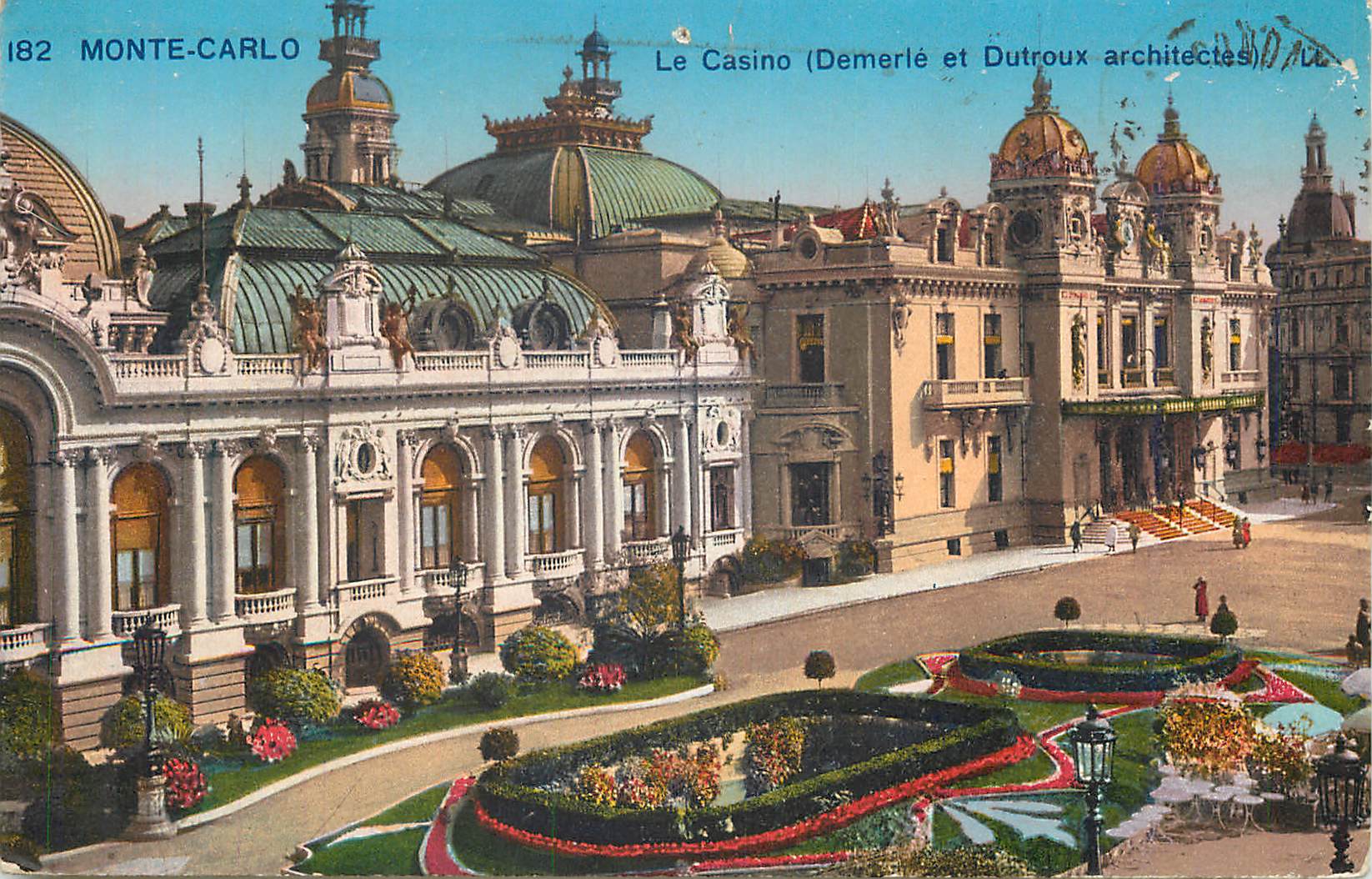 CPA Monte Carlo Le Casino(Demerle et Dutroux architectes)