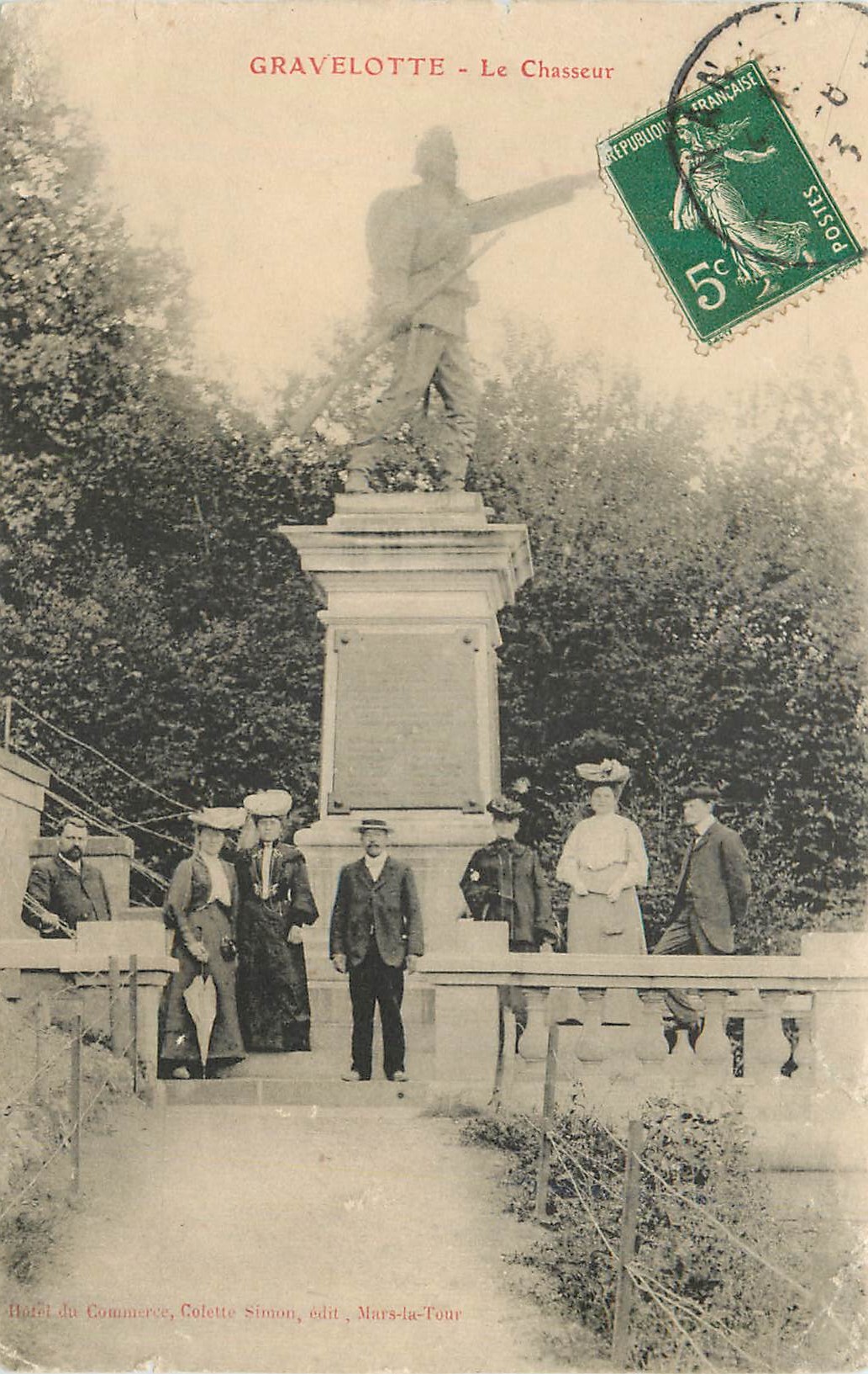 CPA Gravelotte Le Chasseur