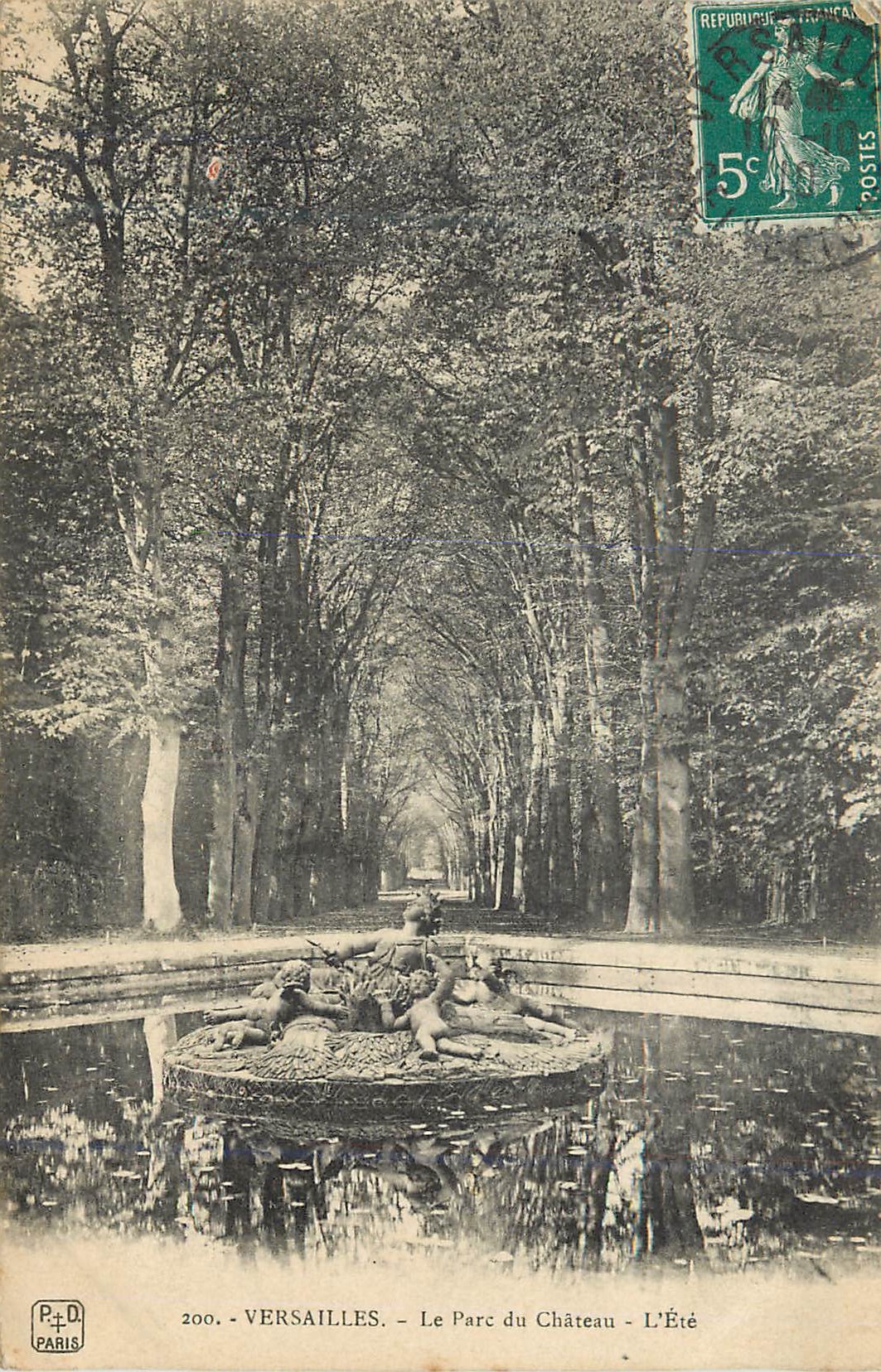CPA Versailles Le Parc du Chateau L'Ete