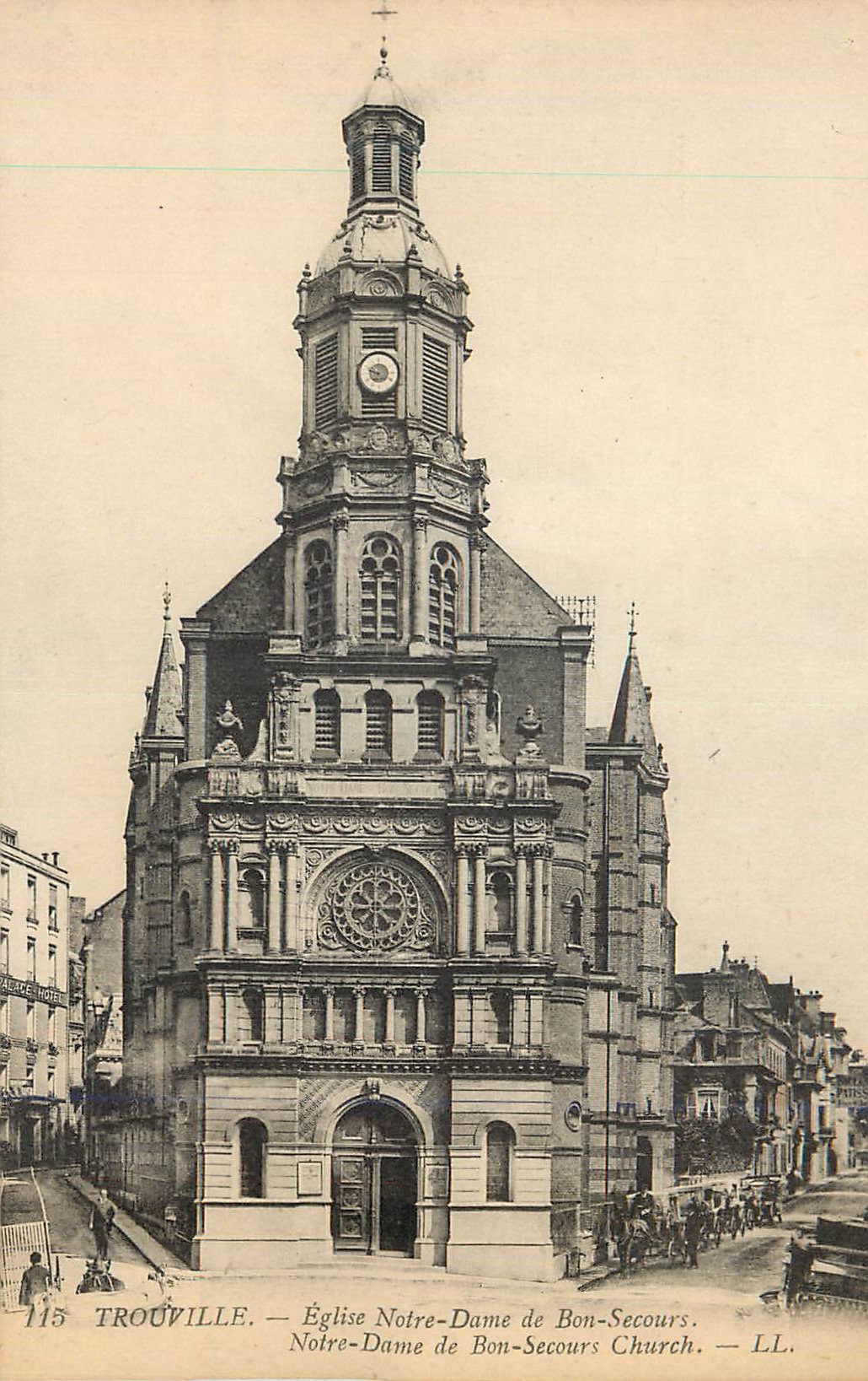 CPA Trouville Eglise Notre Dame de Bon Secours