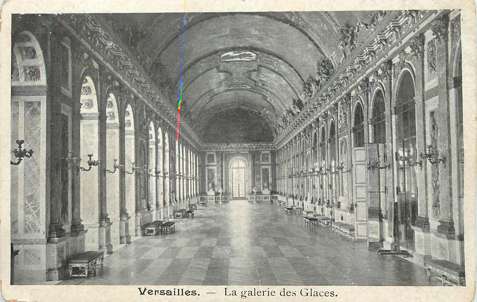 CPA Versailles La galerie des Glaces