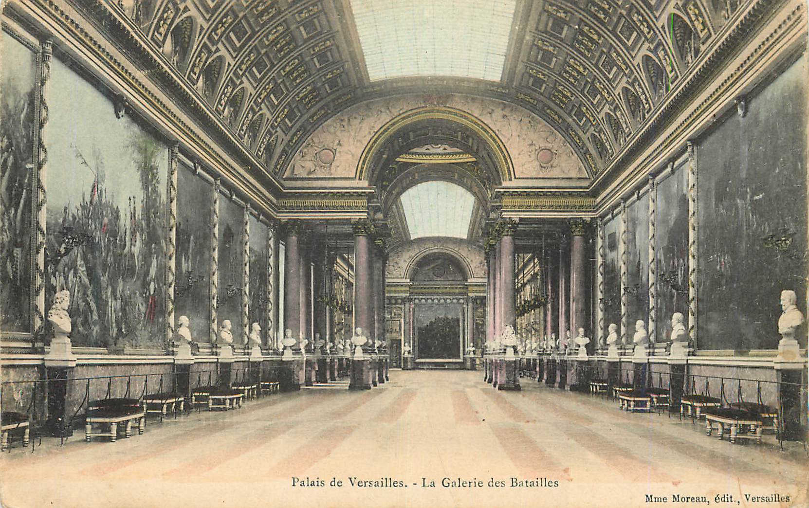 CPA Palais de Versailles La Galerie des Batailles