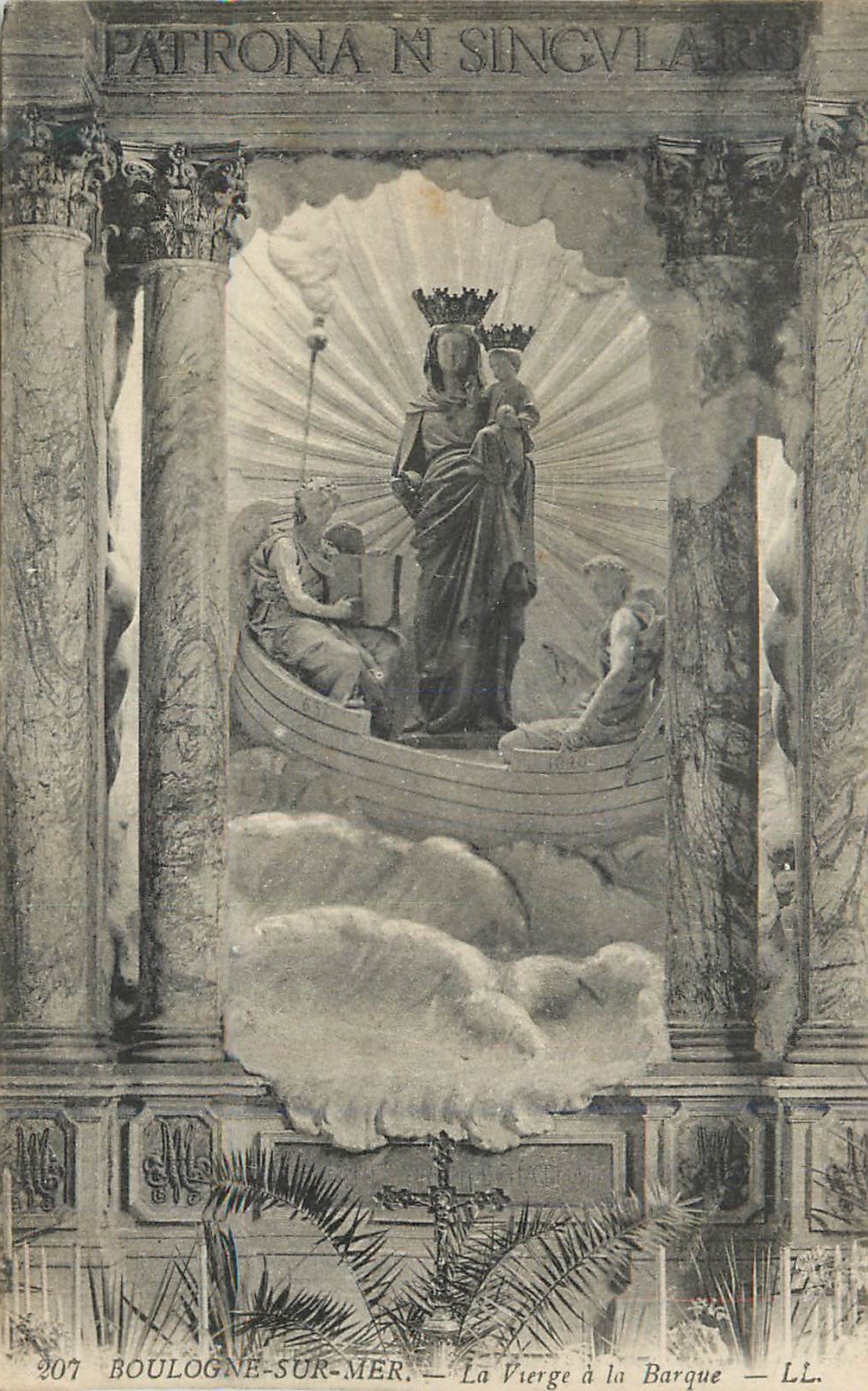 Boulogne-sur-Mer — La Vierge à la Barque — LL. — N° 207