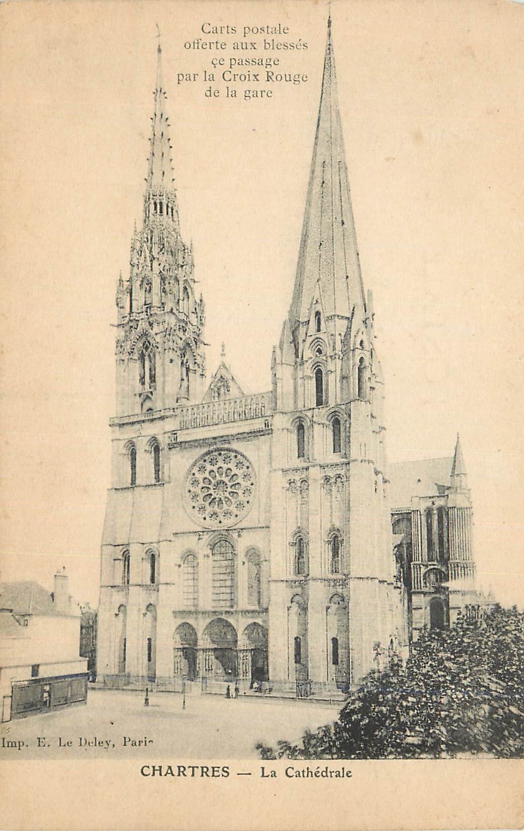 CPA Chartres La Cathedrale