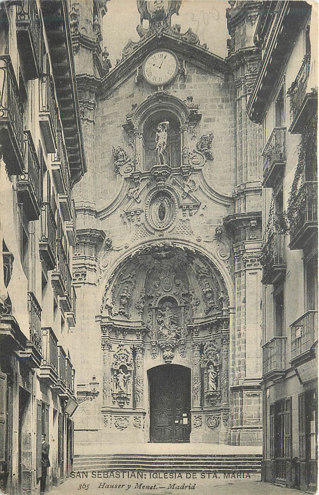 CPA San Sebastian Iglesia de Sta Maria