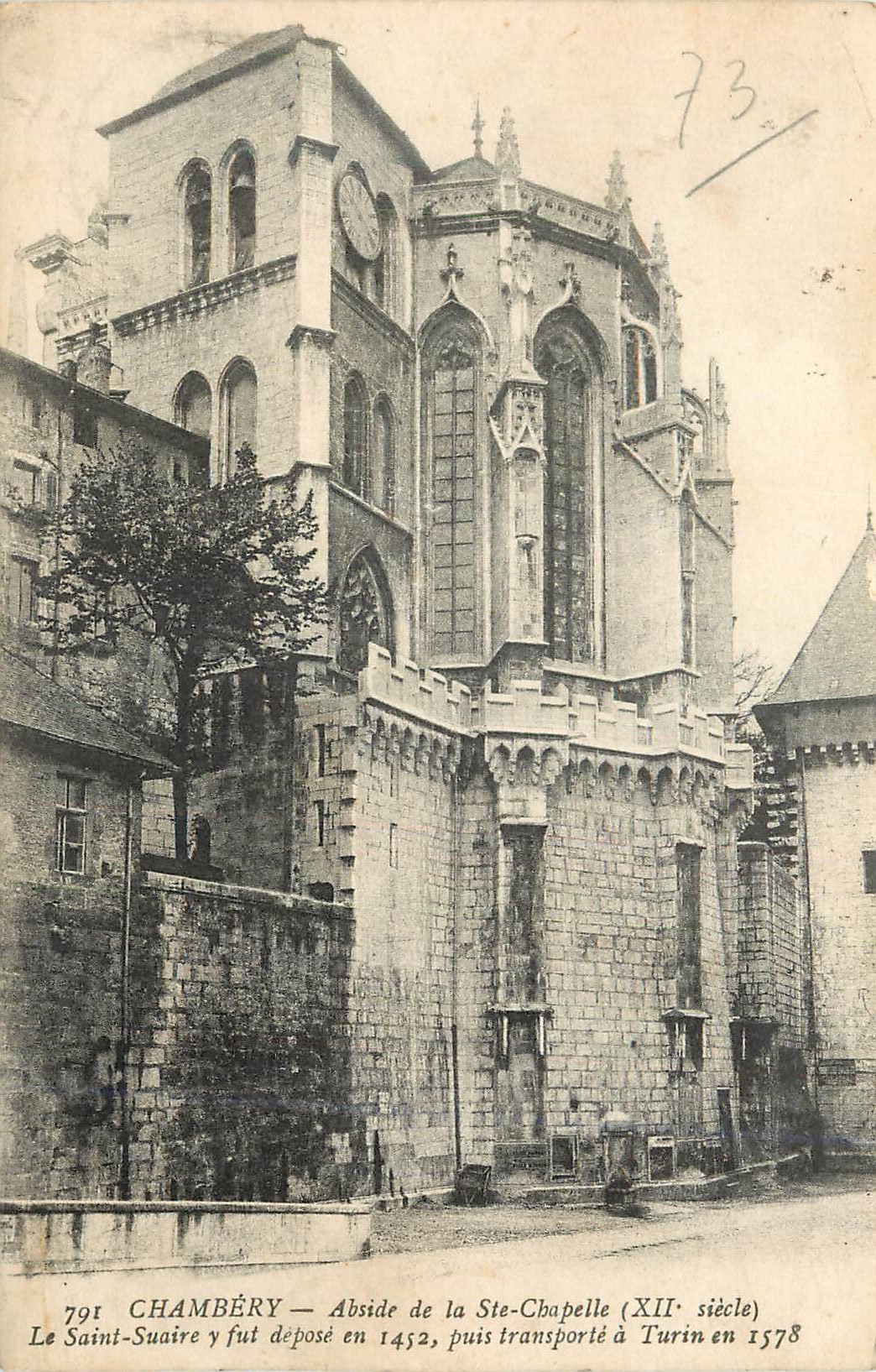 Chambéry — Apse der Ste-Chapelle (12. Jahrhundert)