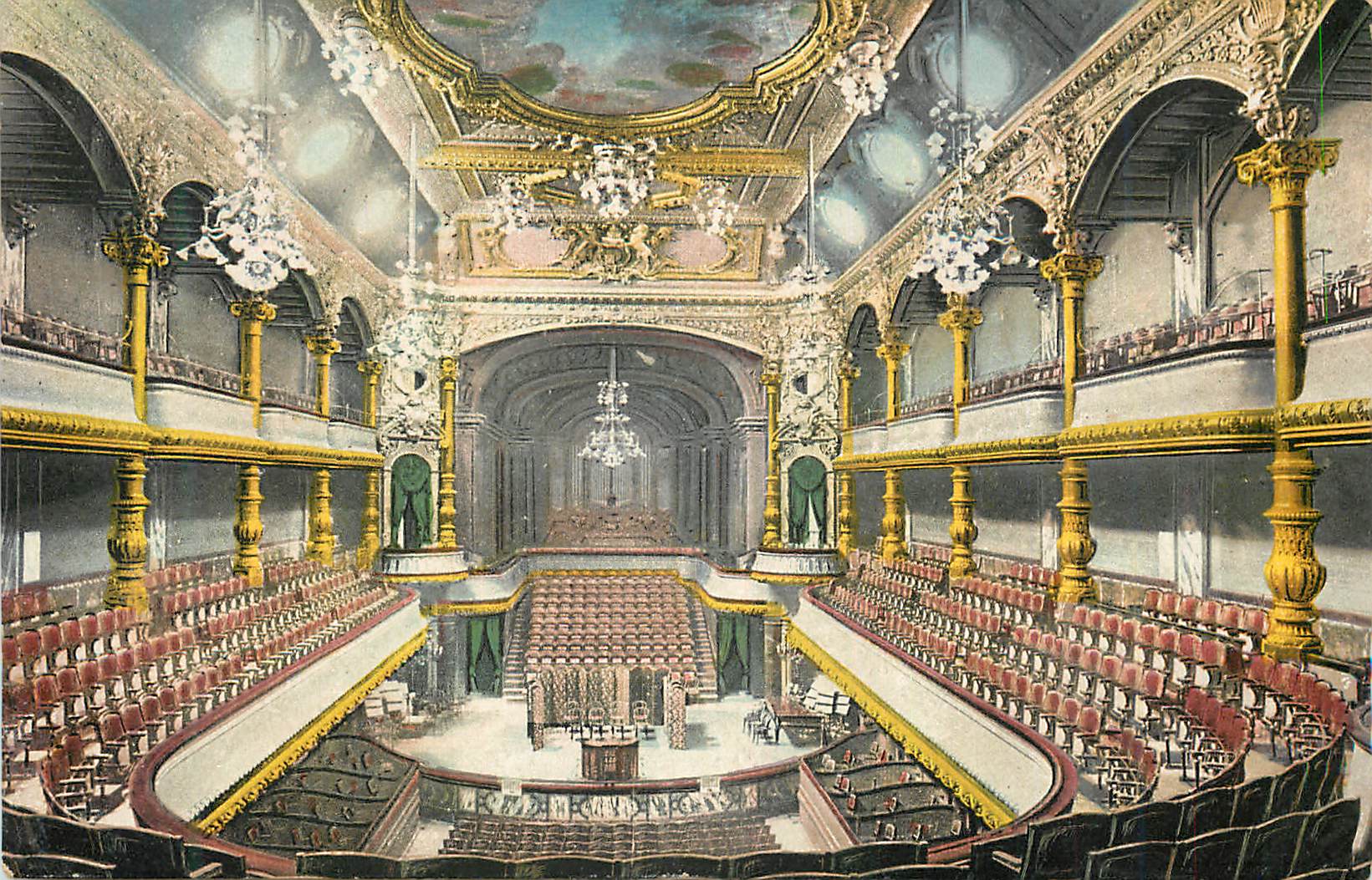 CPA Geneve Interieur du Victoria
