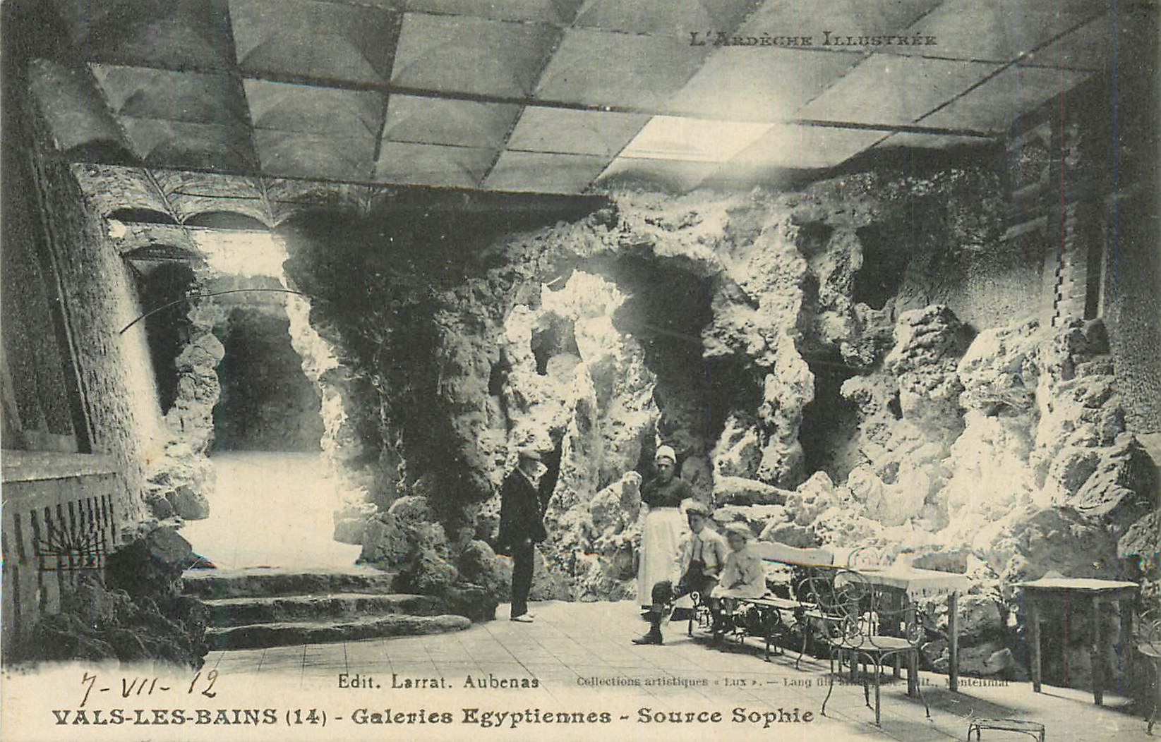CPA Vals Les Bains Galerie Egyptiennes Source Sophie