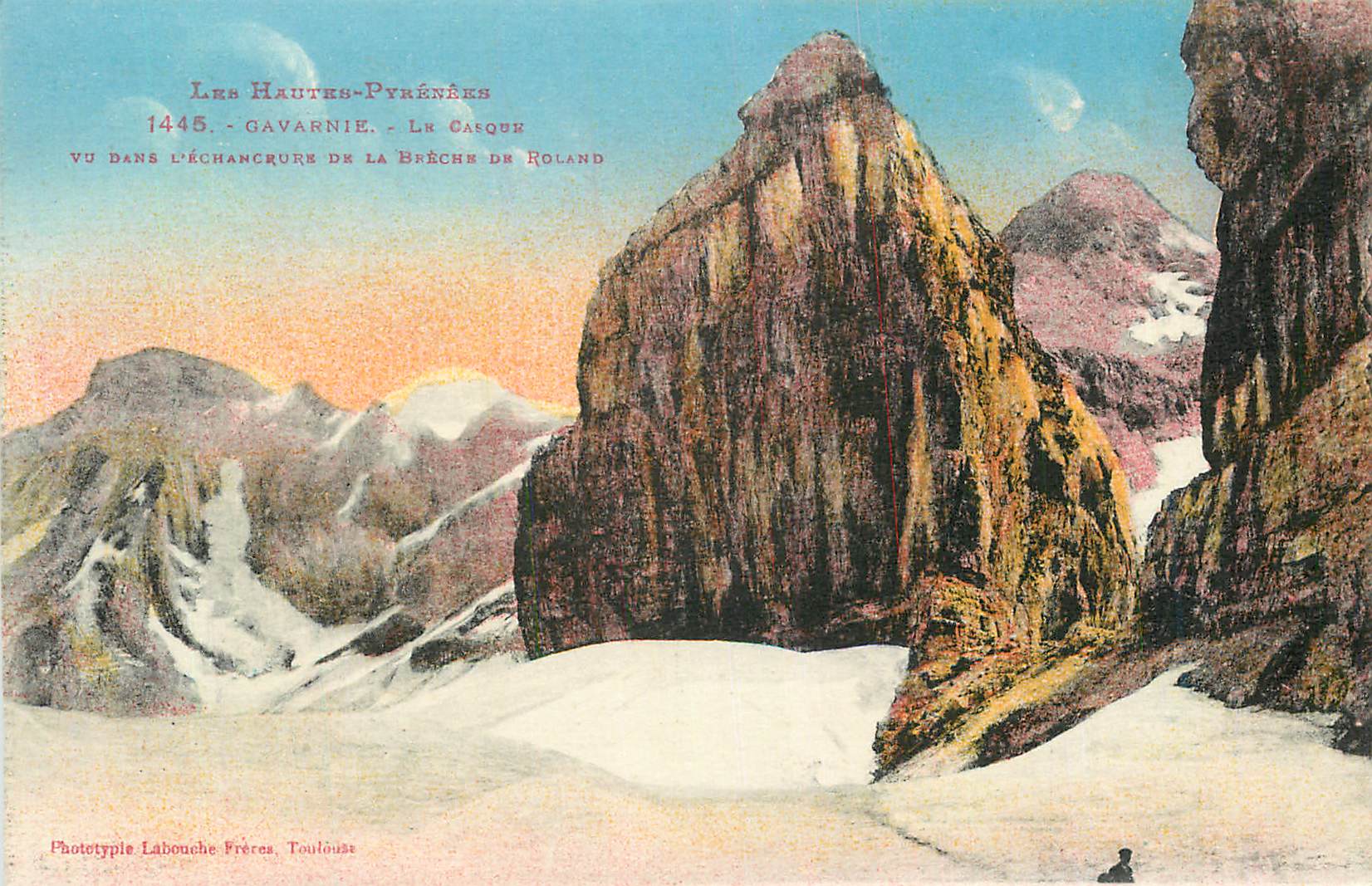 Les Hautes-Pyrénées — 1445 - Gavarnie - La Brèche de Roland — Phototype Labouche Frères, Toulouse