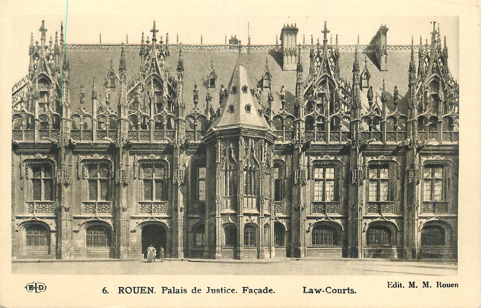 CPA Rouen Palais de Justice Facade Law Courts
