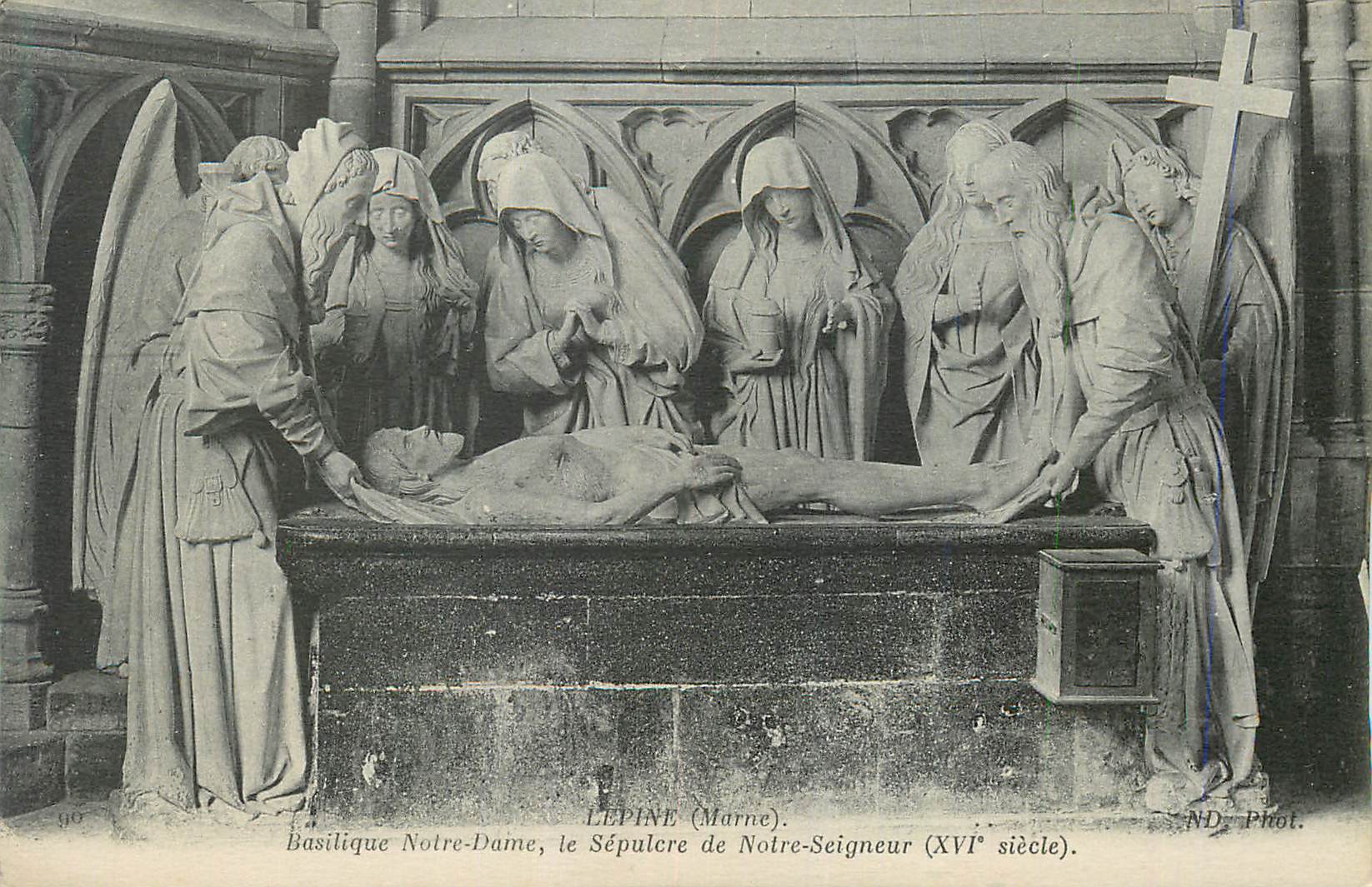 CPA Lepine (Marne) Basilique Notre Dame le Sepulcre de Notre Seigneur (XVIe siecle)