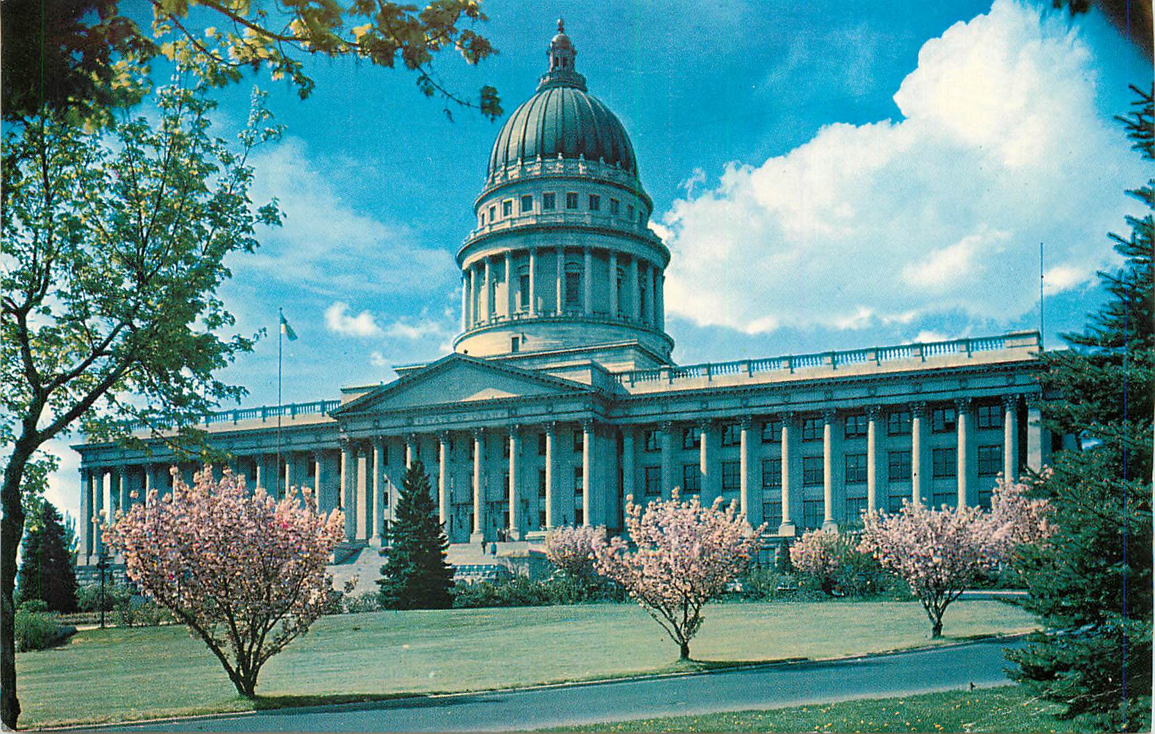 CPM Utah State Capitol Salt Lake City Utah Completed in 1915 houses lobby and rotunda colllections of art