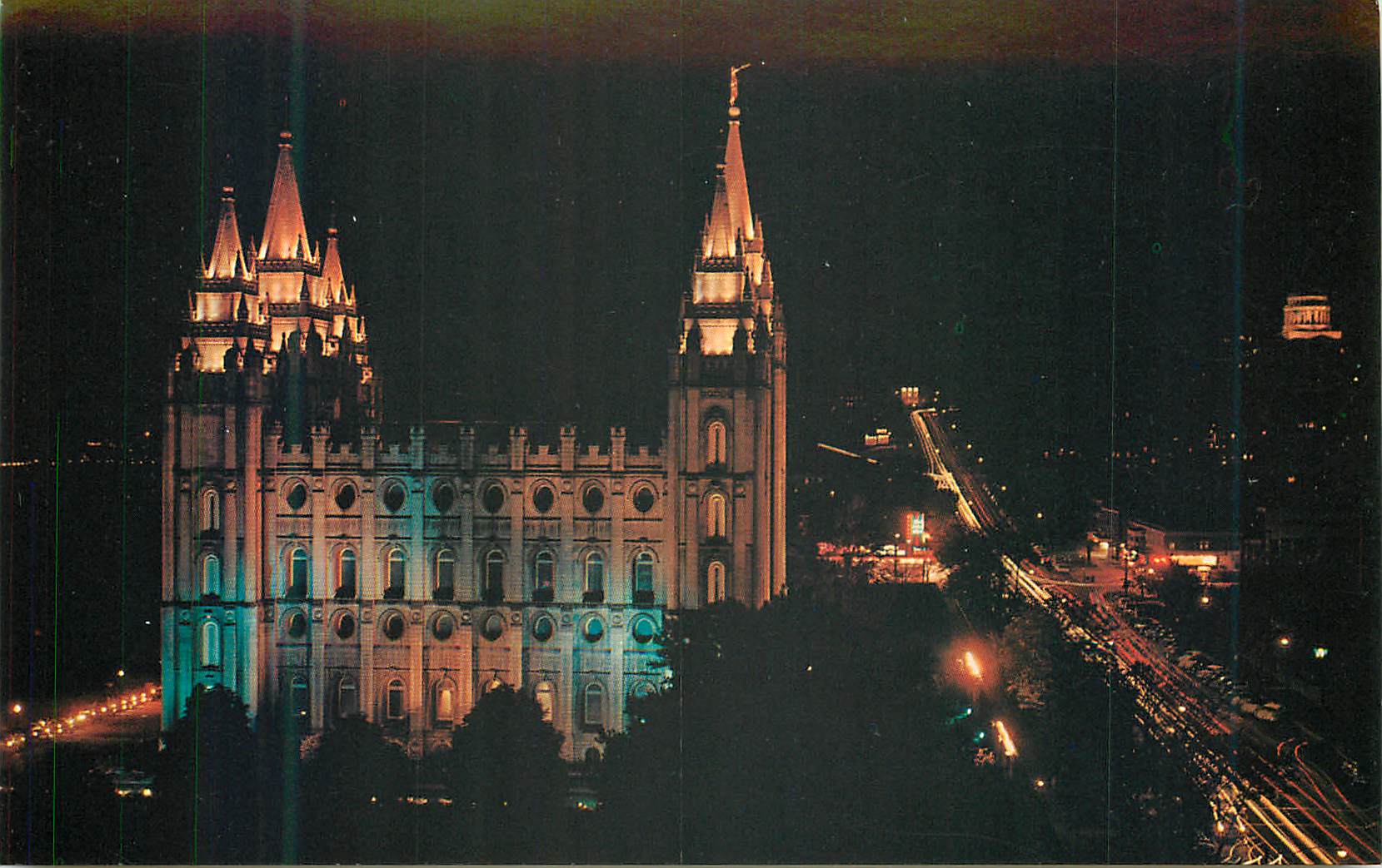 CPM Mormon Temple Salt Lake City Utah This Temple is located on famed Temple Square Many ordinances sacred to the Mormon