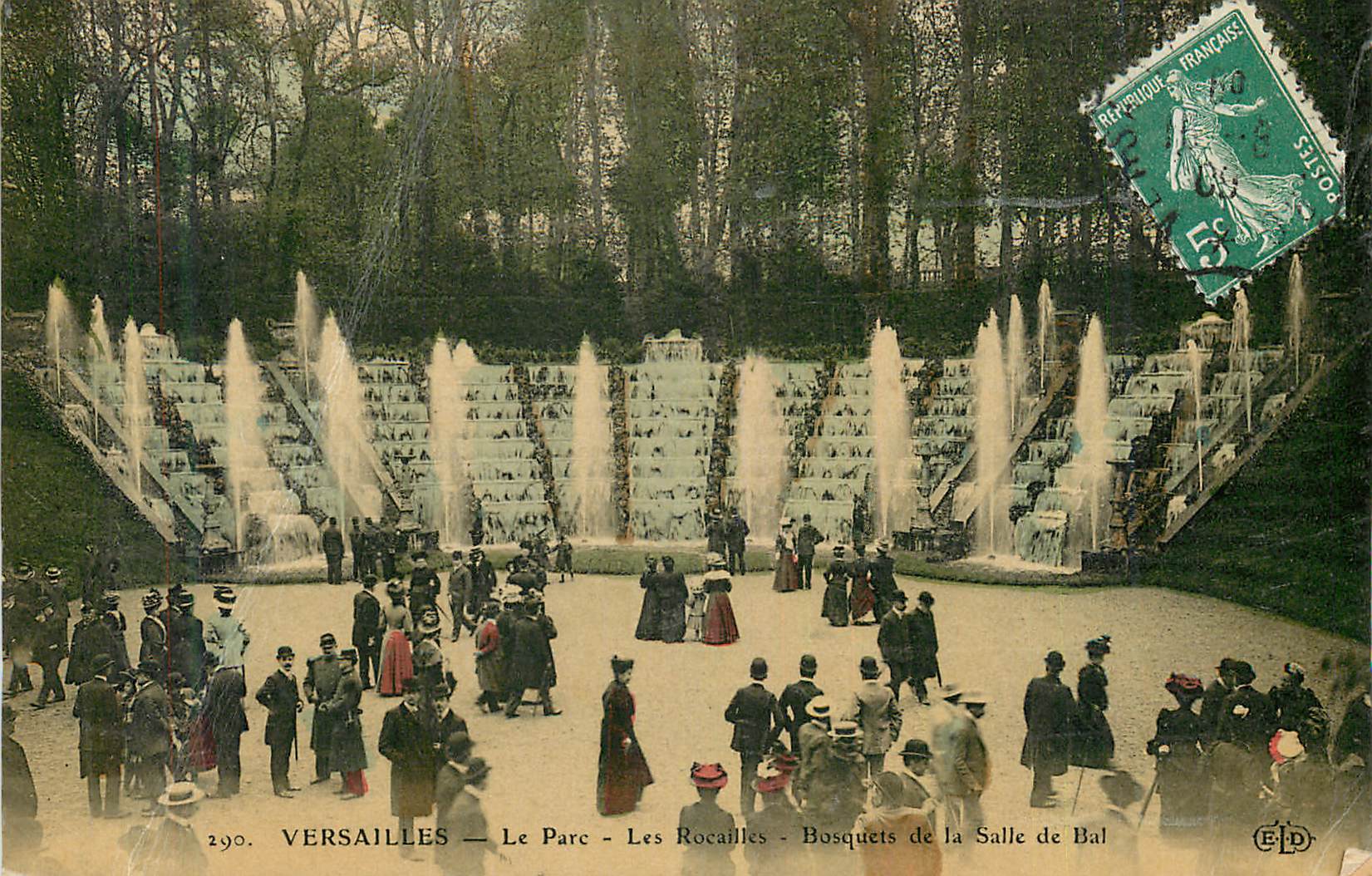 CPA Versailles Le Parc Les Rocailles Basquets de la Salle de Bal