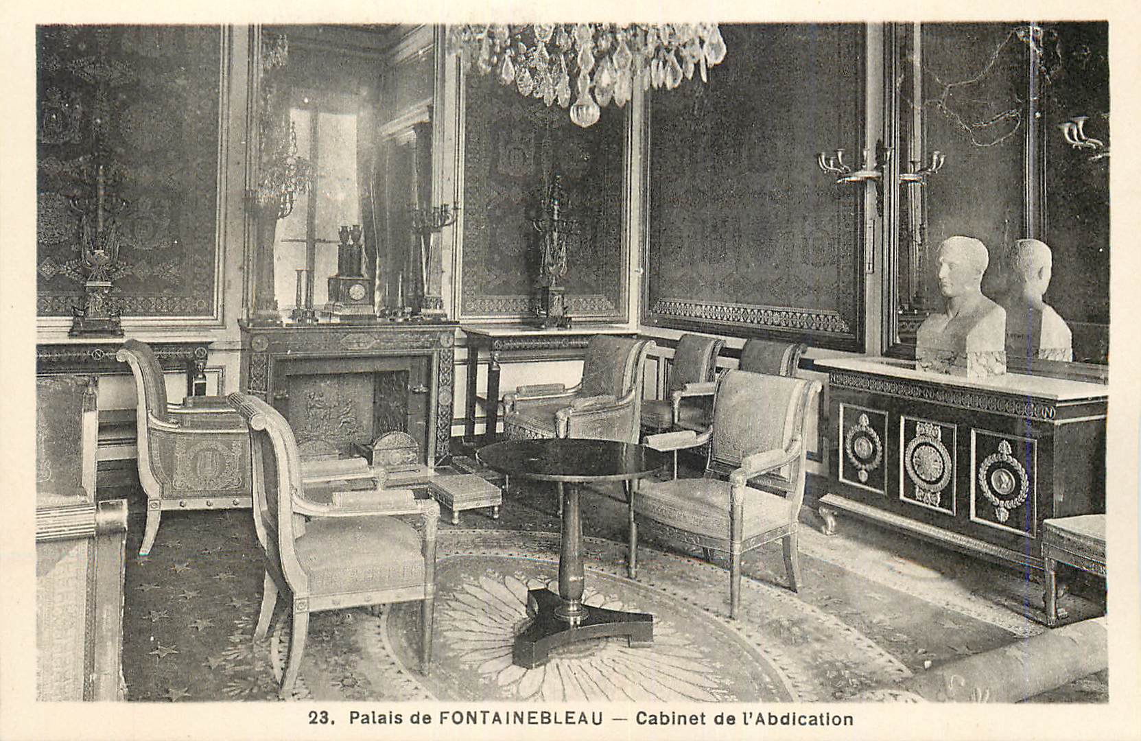 Palazzo di FONTAINEBLEAU — Studio dell'Abdicazione