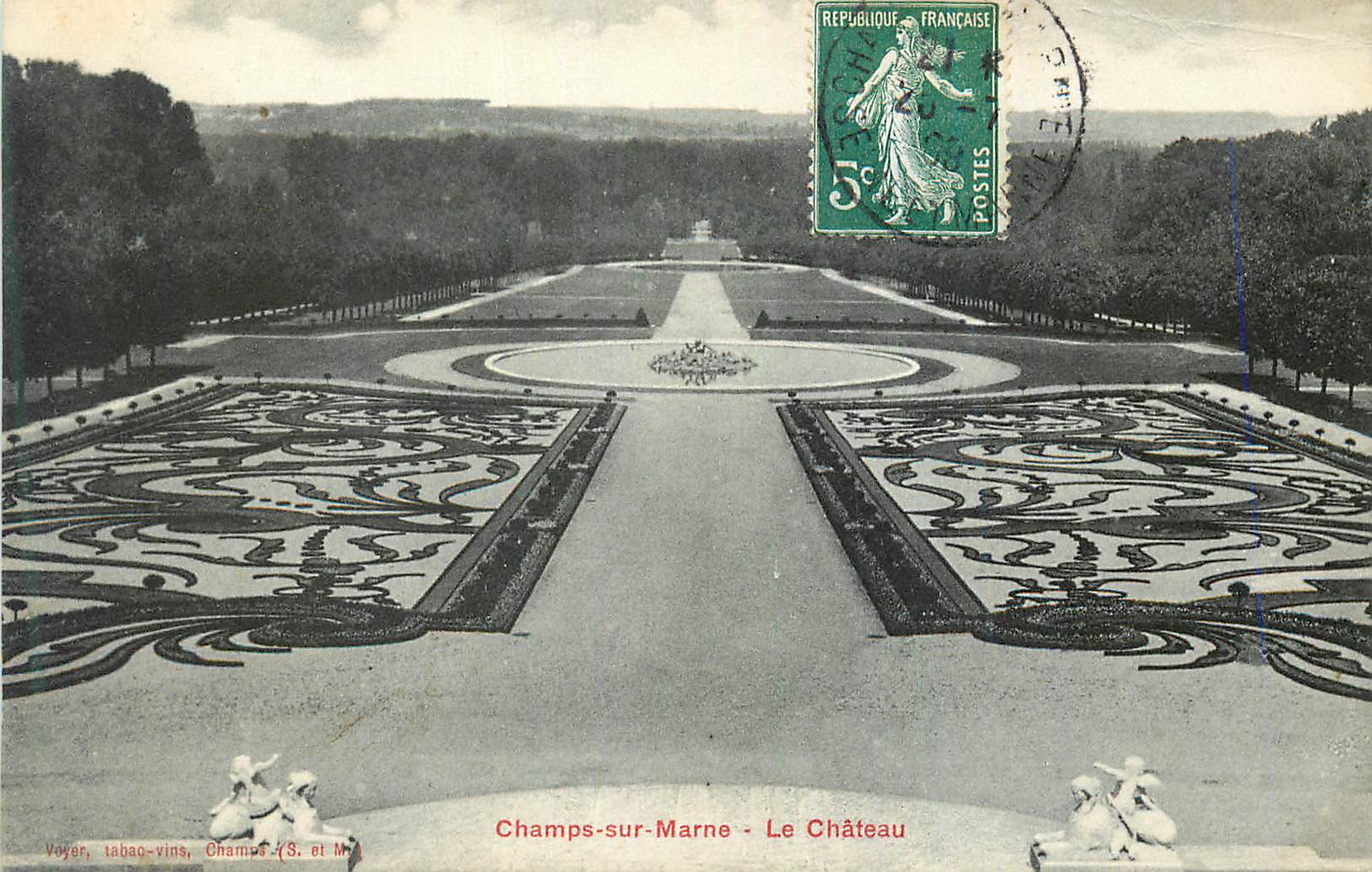 CPA Champs sur Marne Le Chateau