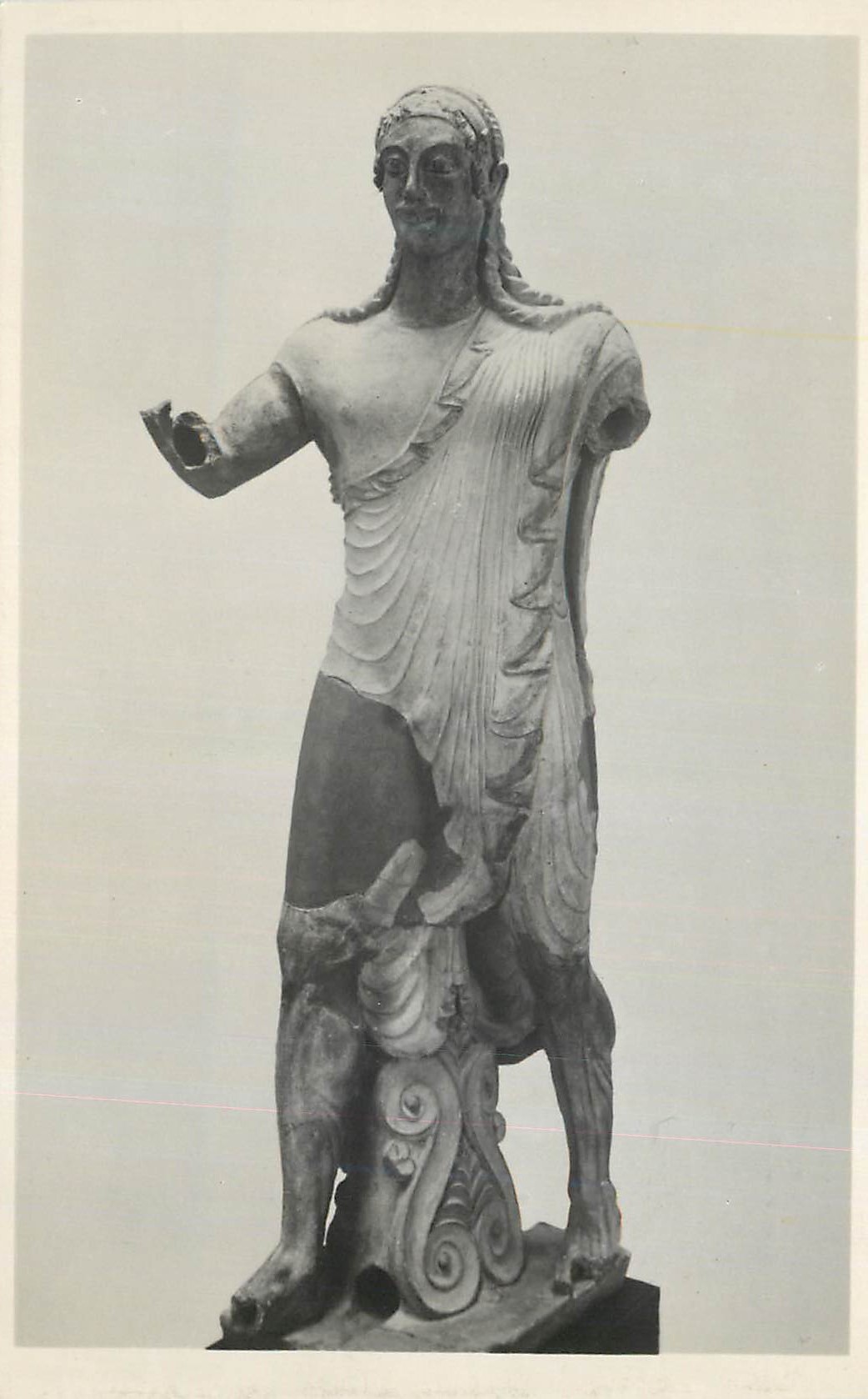 CPA Roma Museo Nazionale di Villa Giulia Apollo di Veio (Terracotta etrusca)