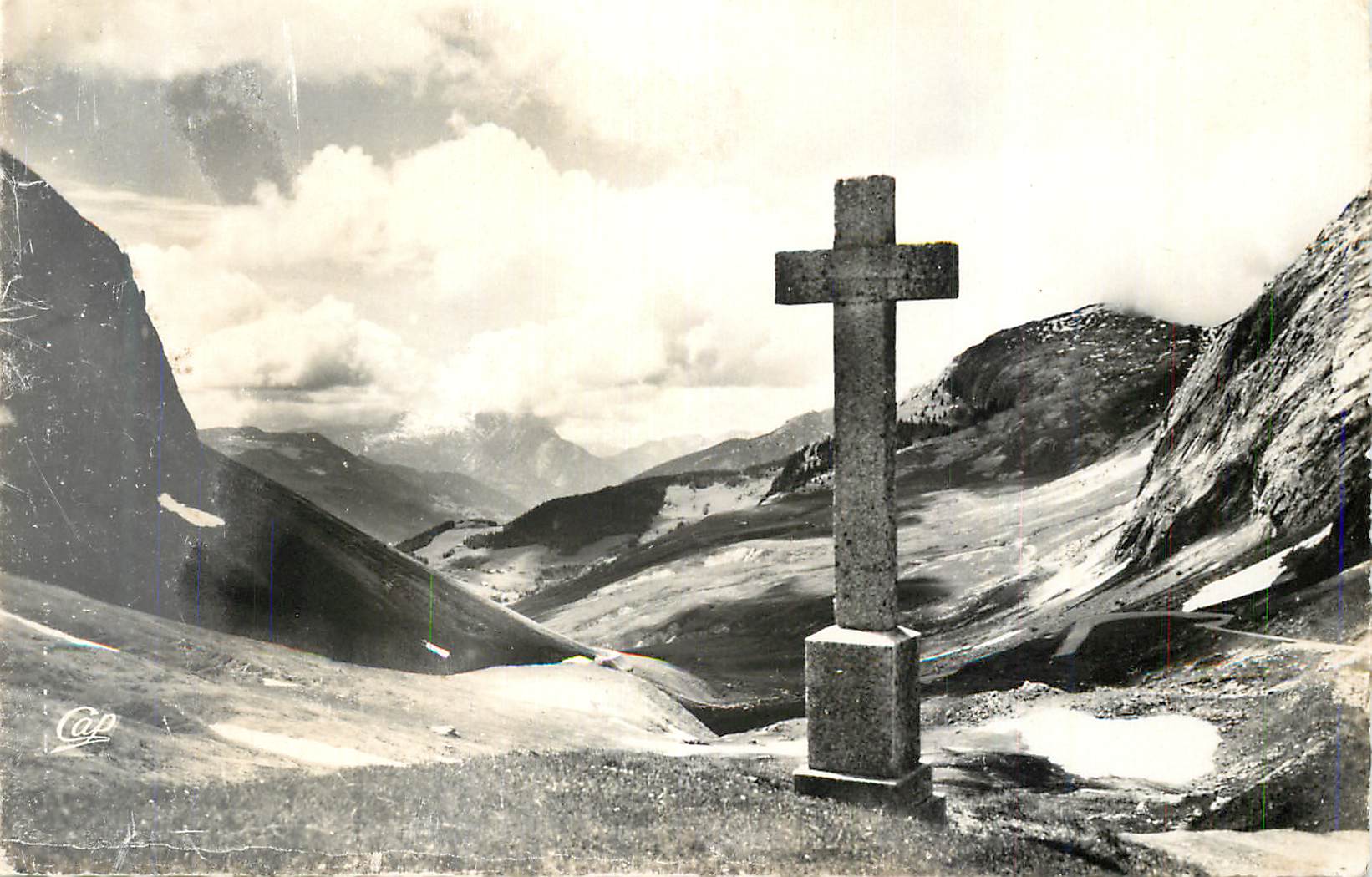 CPM Col de la Colombiere Depuis le Col le Versant du Grand Bornand