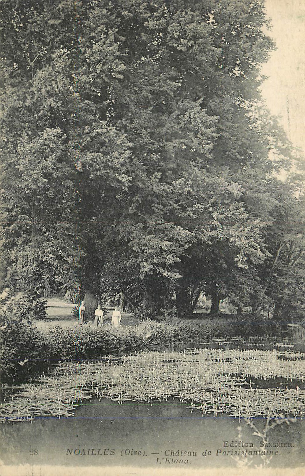 CPA Noailles (Oise) Chateau de parisisfontaine l'Etana