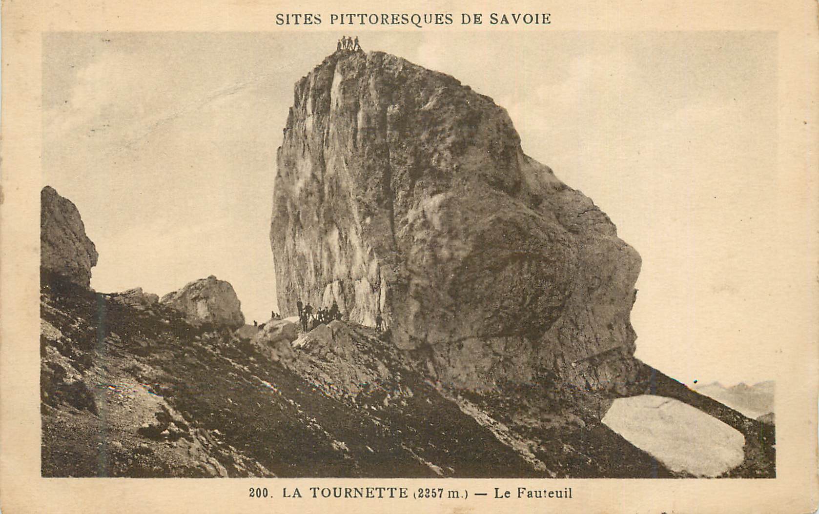 CPA Sites Pittoresques de Savoie la Tournette Le Fauteuil