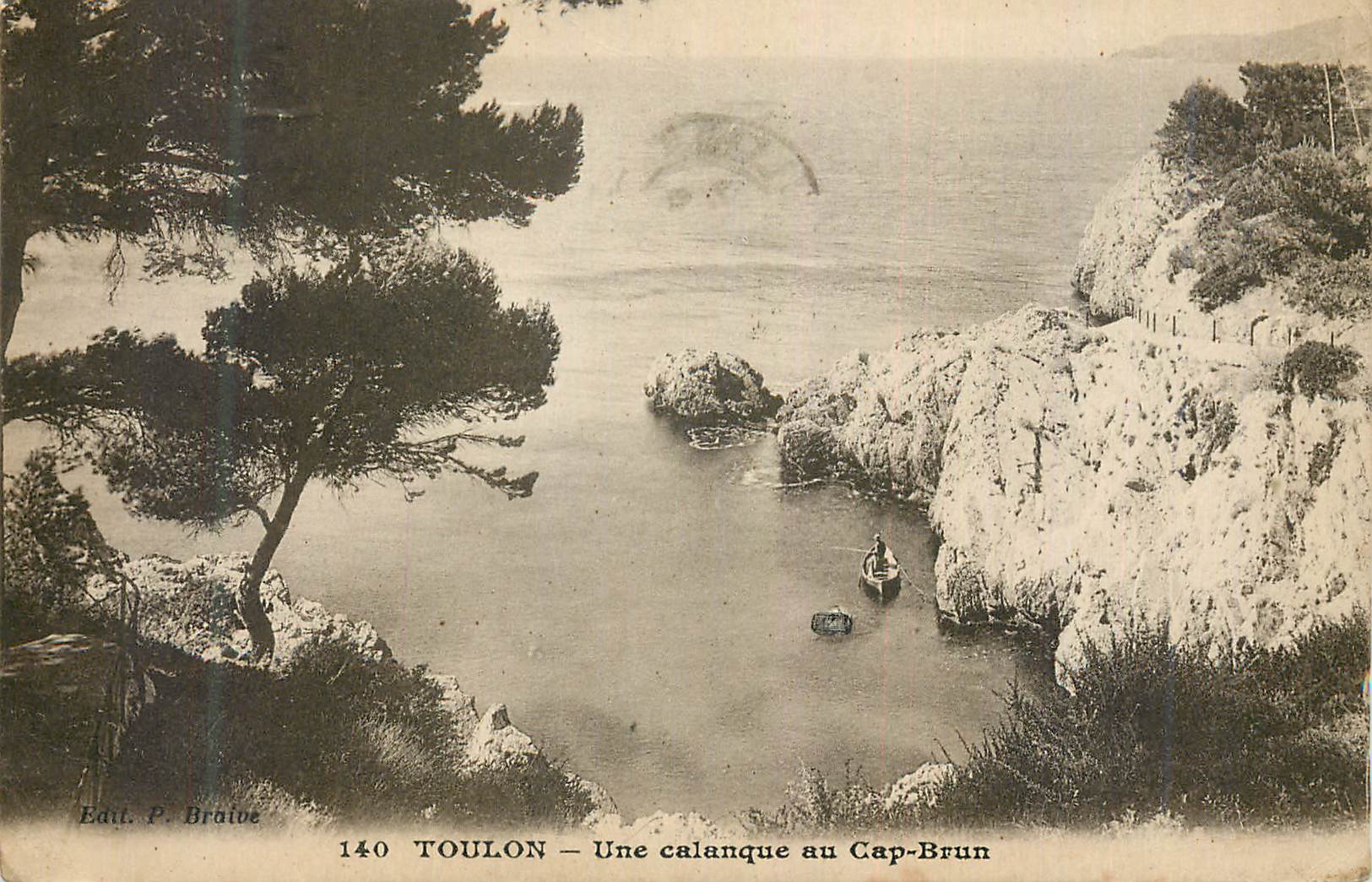 CPA Toulon Une Calanque au Cap Brun