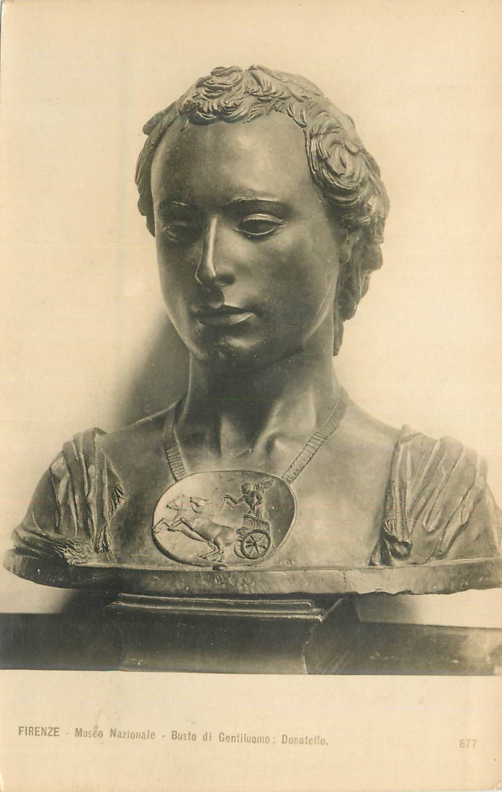 CPA Firenze Museo Nazionale Busto di Gentilpano