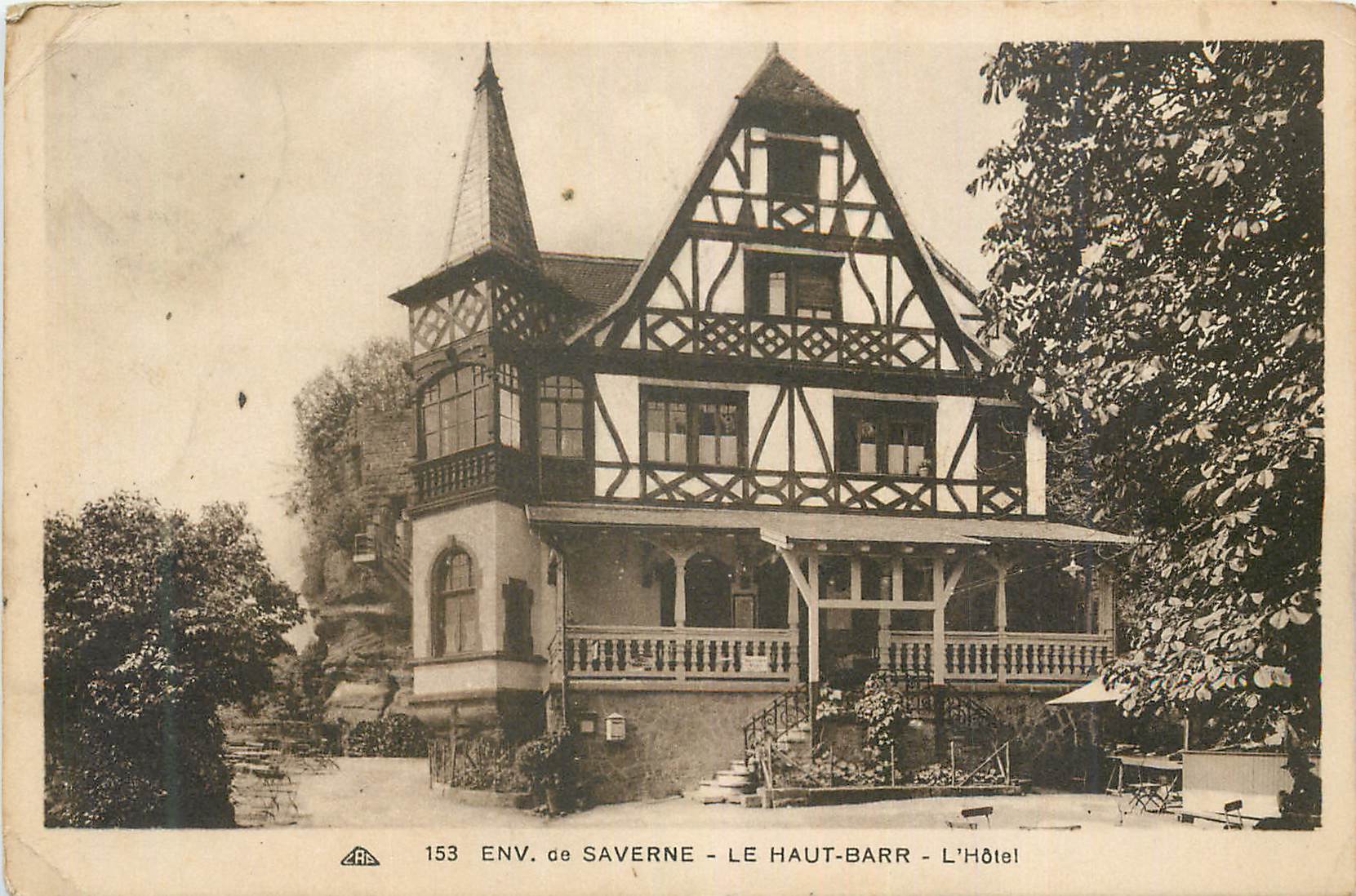 CPA Env de Saverne Le Haut Barr L'Hotel