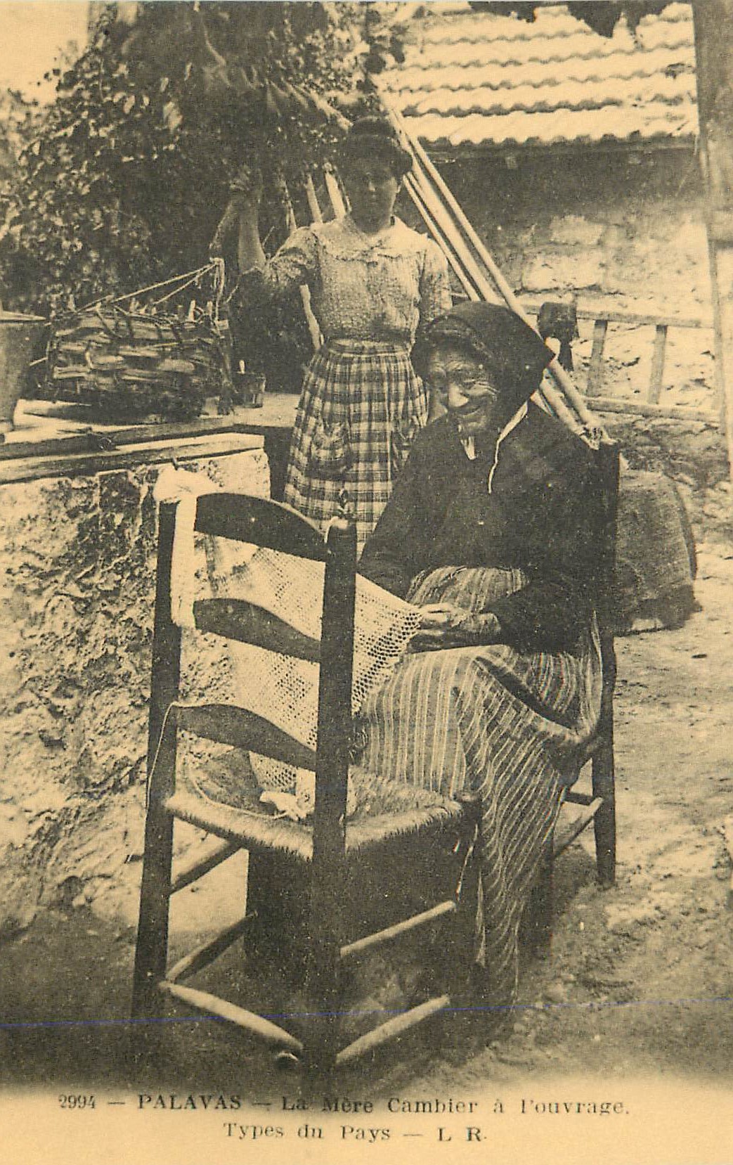 REPRO Palavas La Mere Cambier a l'ouvrage Tupes du Pays