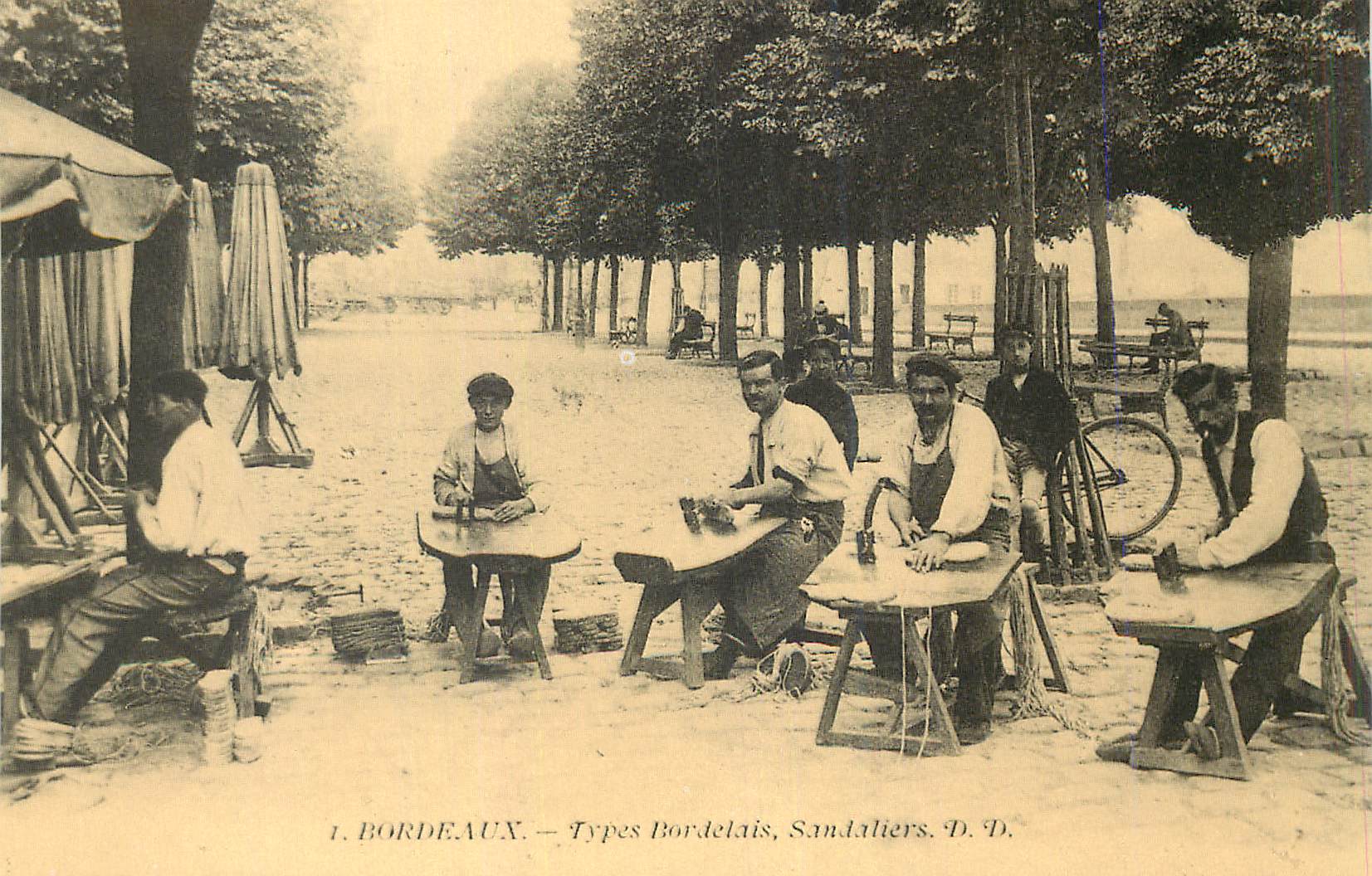Bordeaux — Types Bordelais, Sandaliers — D. D.