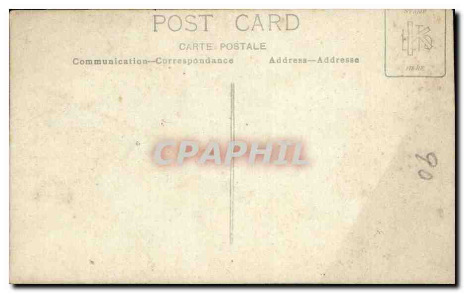 Carte Photo Hommes en costumes — Rückseite
