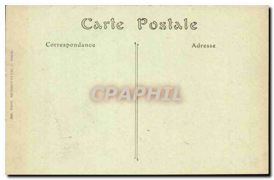 Paris CPA Le palais du Trocadero — Rückseite
