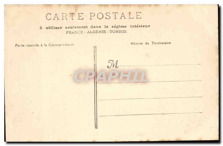 Vichy CPA Bassin des cygnes — Verso