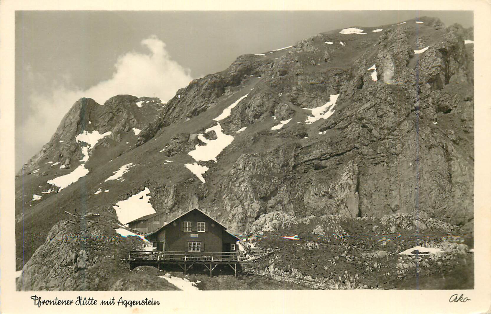CPM Pfrontener Hutte 1800 m mit Aggenstein 1987 m