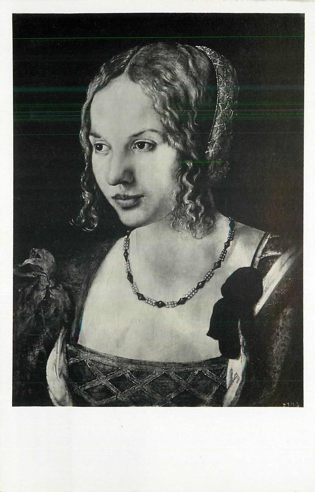 Portrait de femme — Renaissance — éditeur inconnu, n° de série non lisible