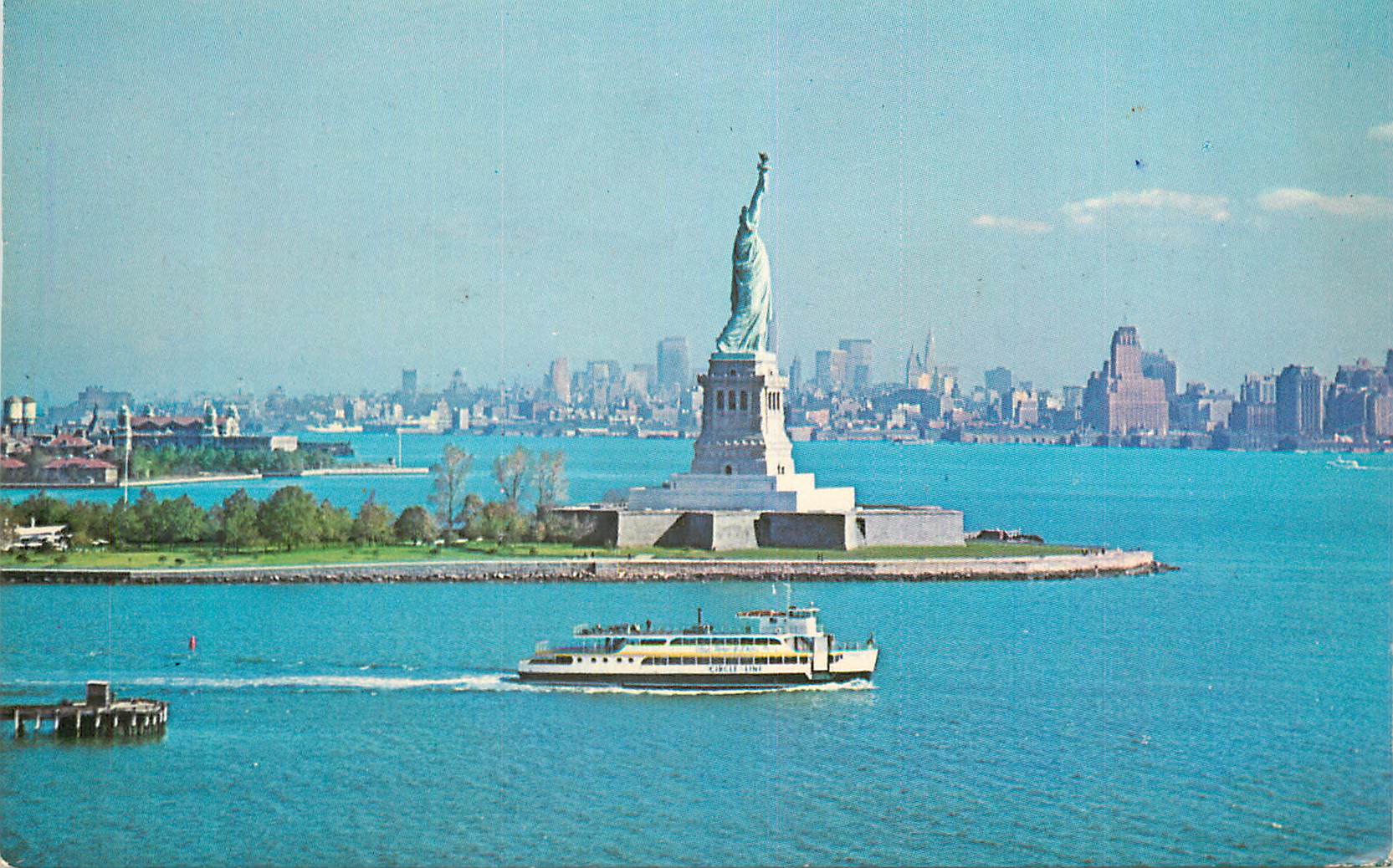 CPM Statue of Liberty National Monument Liberty Island New York Bateau