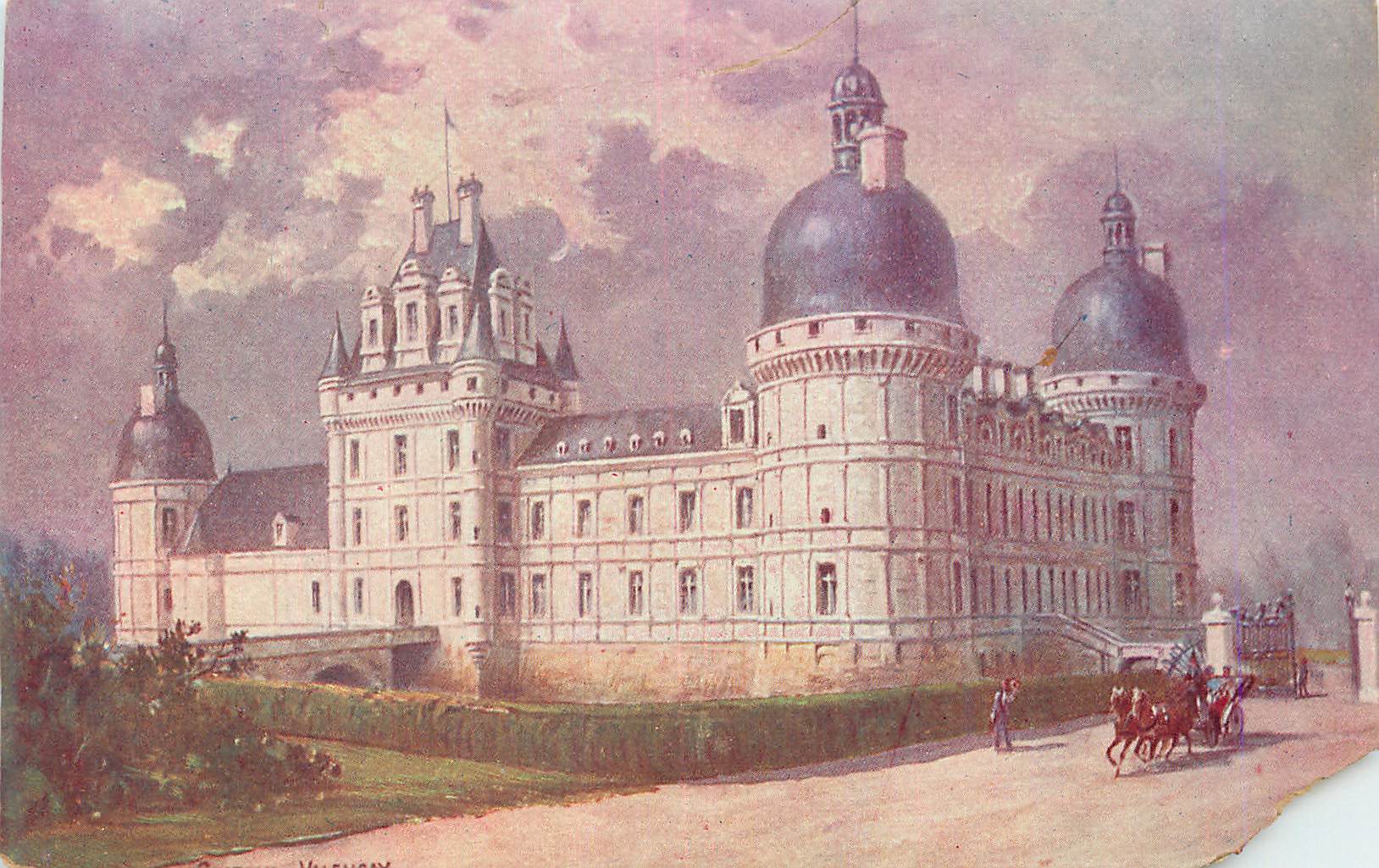 Château de Vaux-le-Vicomte — Vue panoramique — Éditeur inconnu, n° de série non visible